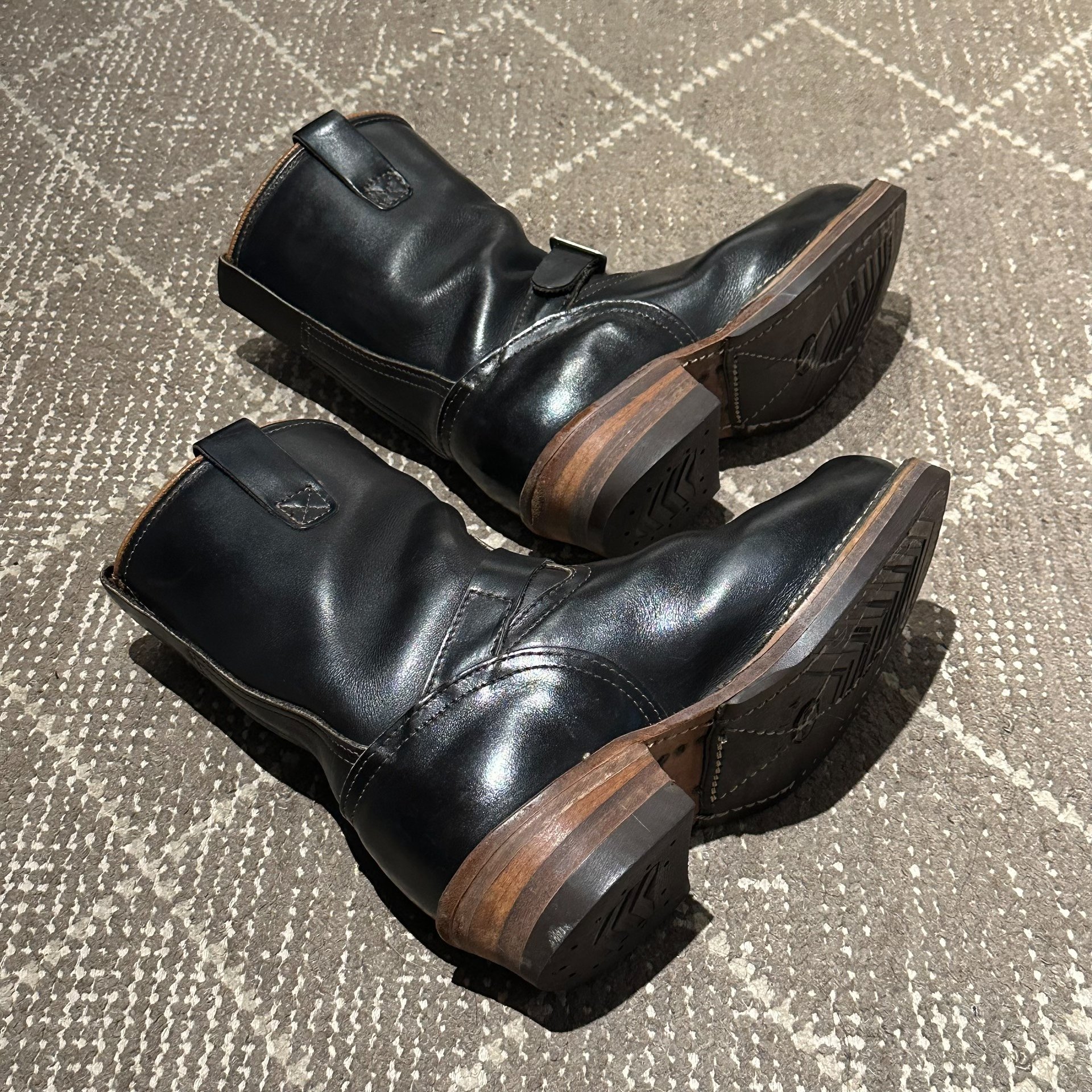 Wesco Boss 7.5EE Engineer Boots — back