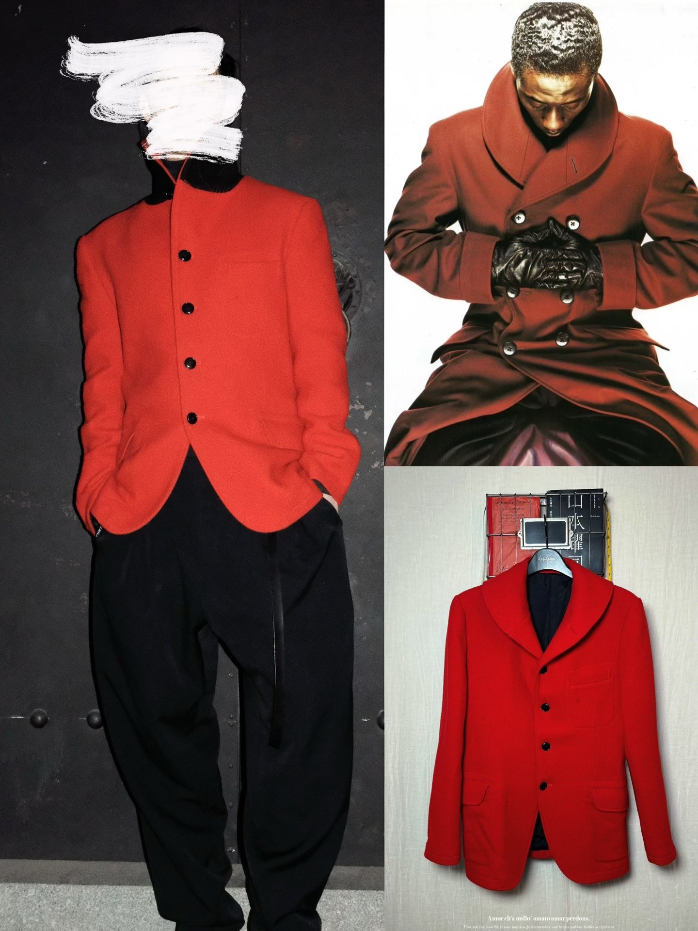 Yohji Yamamoto 11AW Shawl Collar Blazer — front