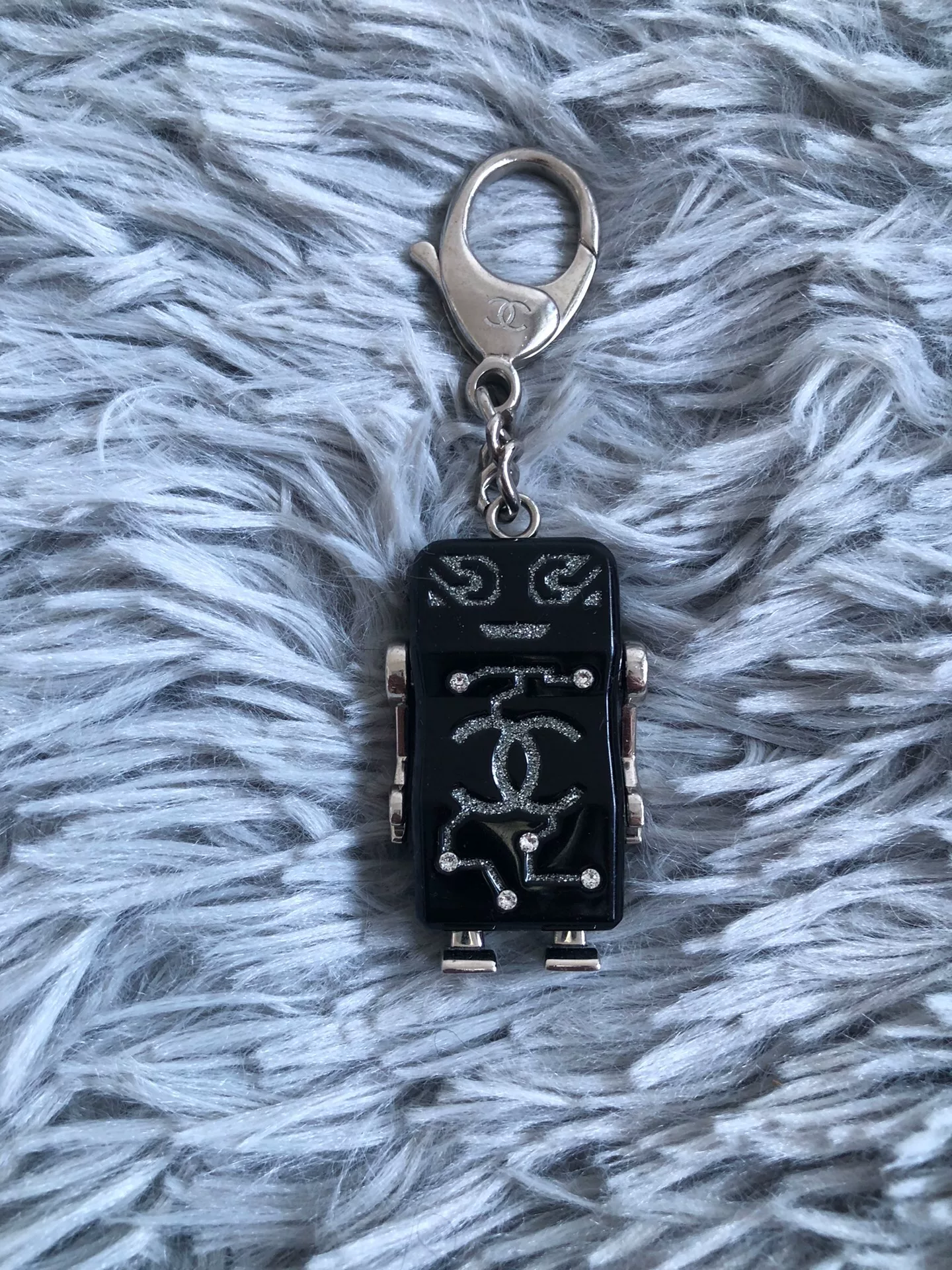 Chanel Robot Keychain Bag Charm