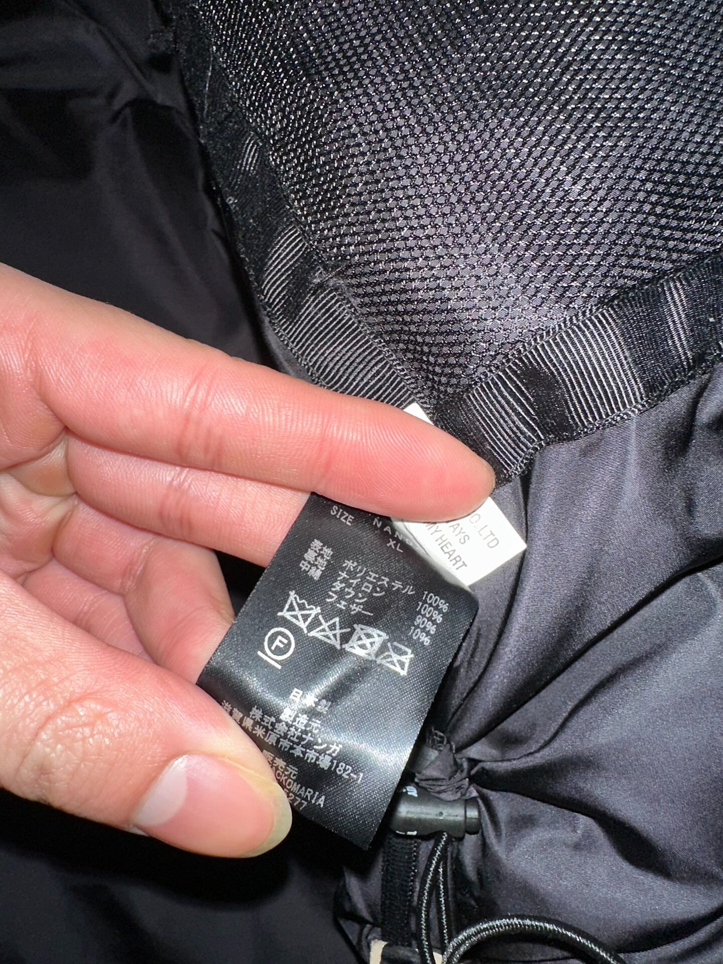 Wacko Maria Nanga Collaboration Down Jacket — back