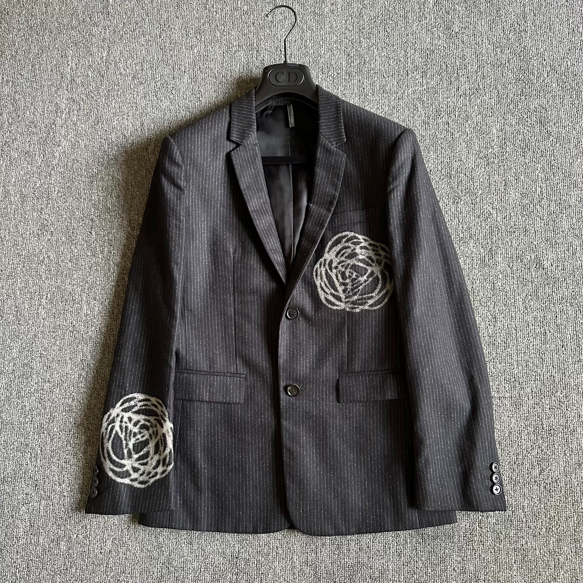Dior Homme 14FW Lily of the Valley Suit — front