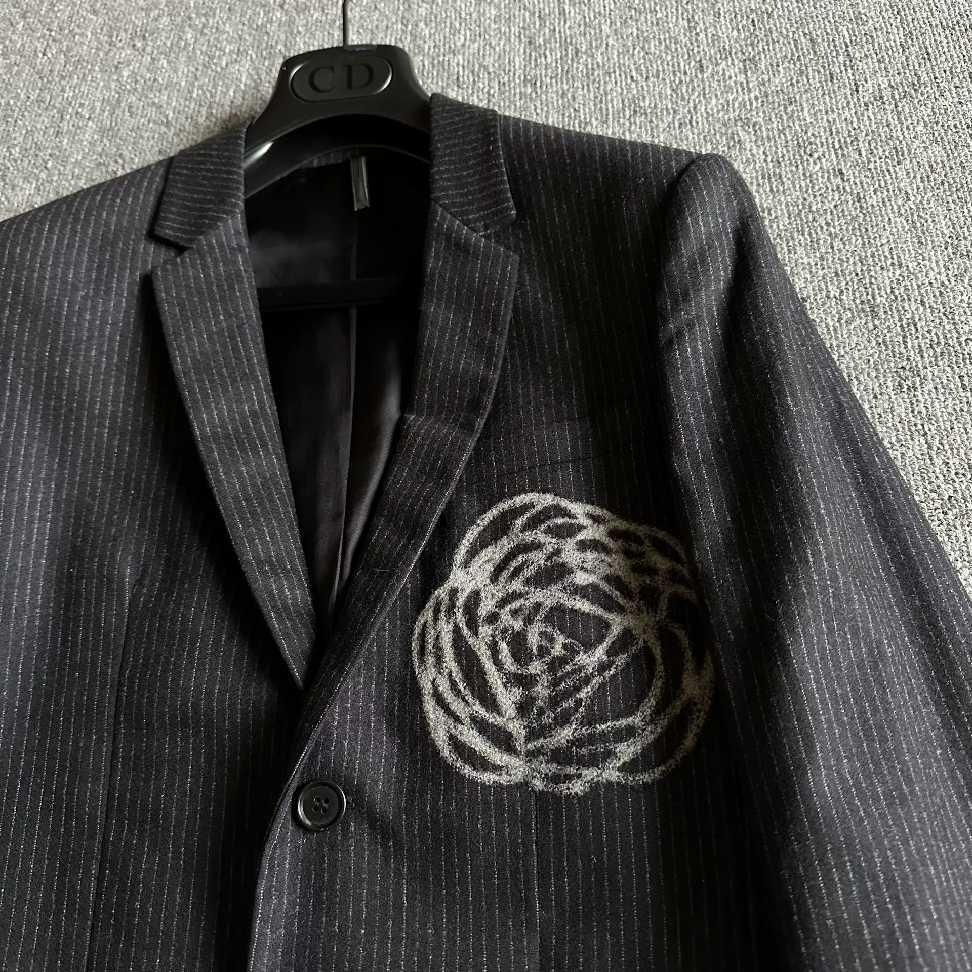 Dior Homme 14FW Lily of the Valley Suit — back
