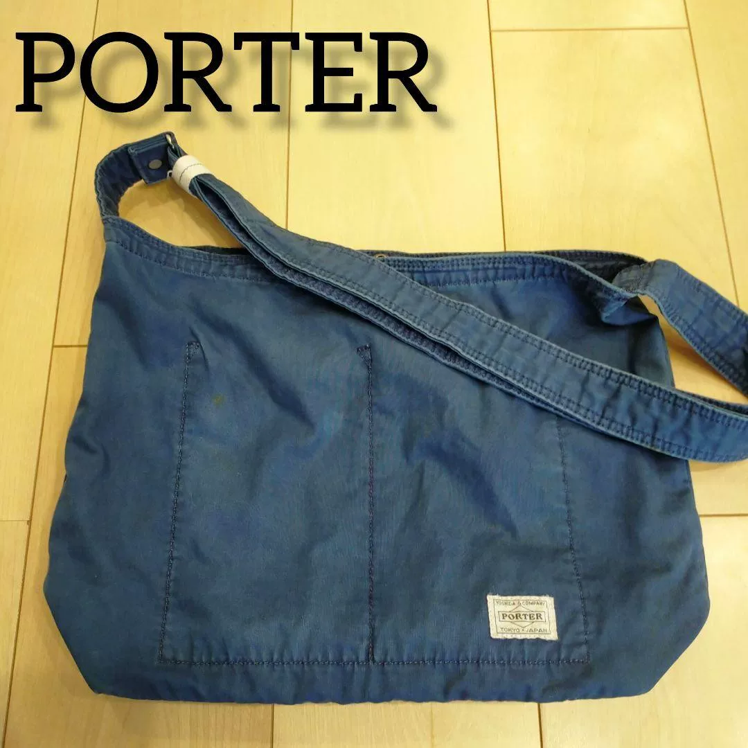 Porter Japan Indigo Dyed Shoulder Bag