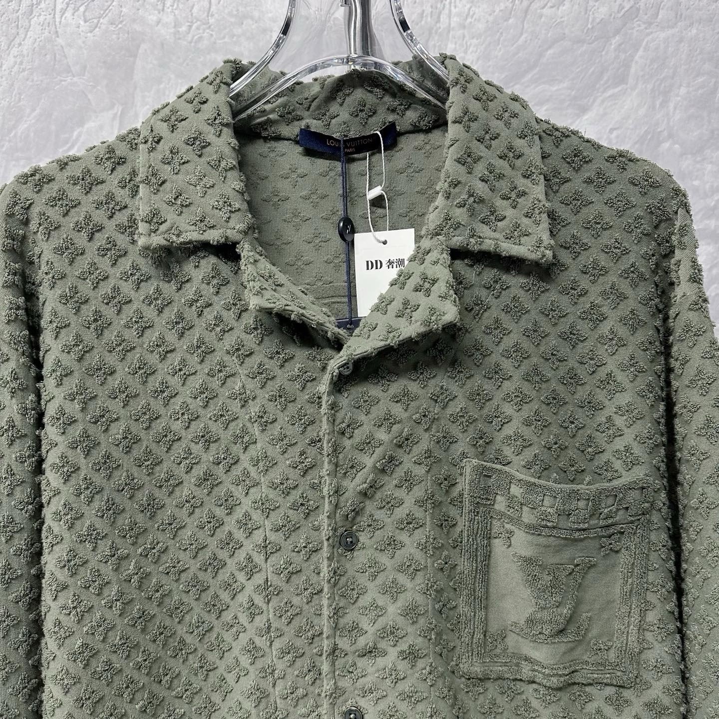 Louis Vuitton FW25 All-Over Print Shirt Jacket — front