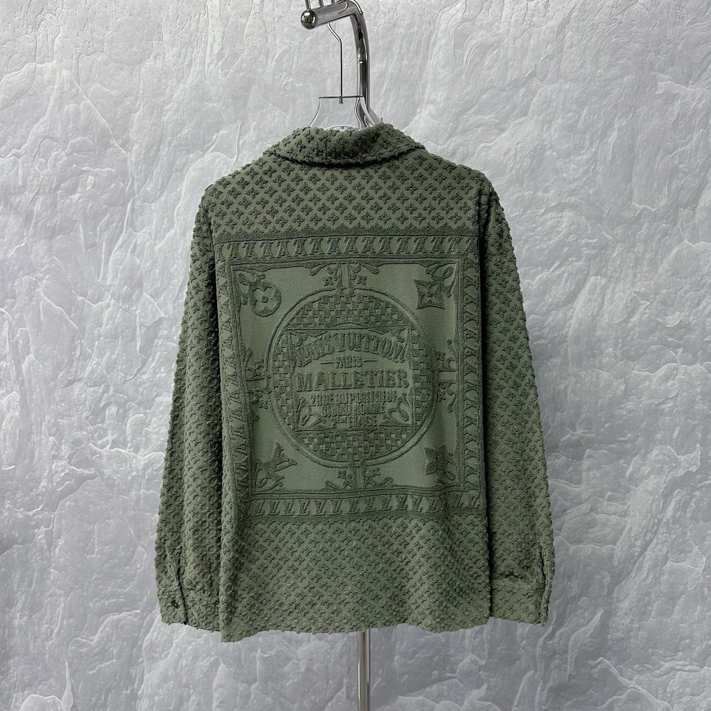 Louis Vuitton FW25 All-Over Print Shirt Jacket — back