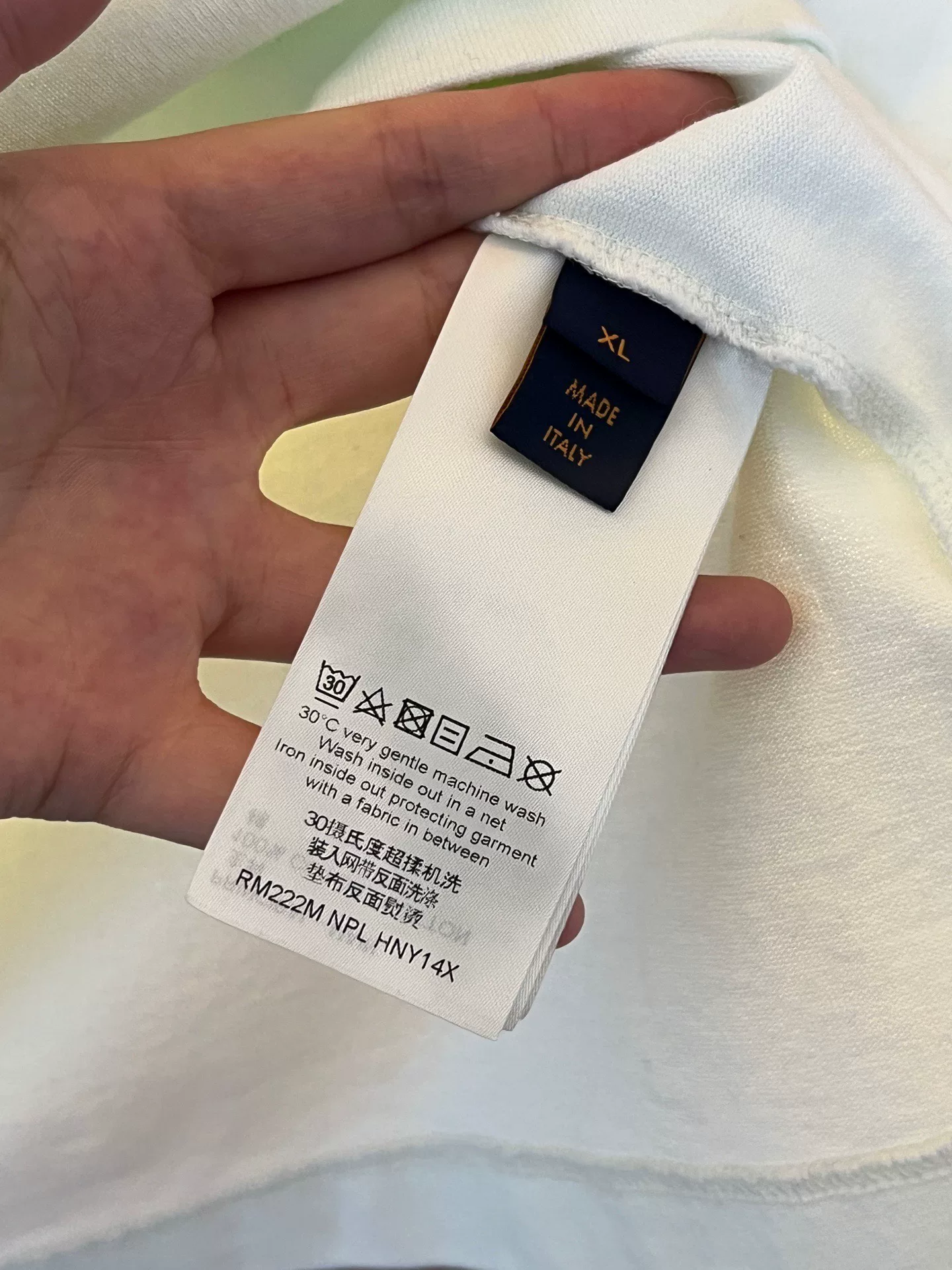 Louis Vuitton Airplane Embroidery Short-Sleeve Tee — back