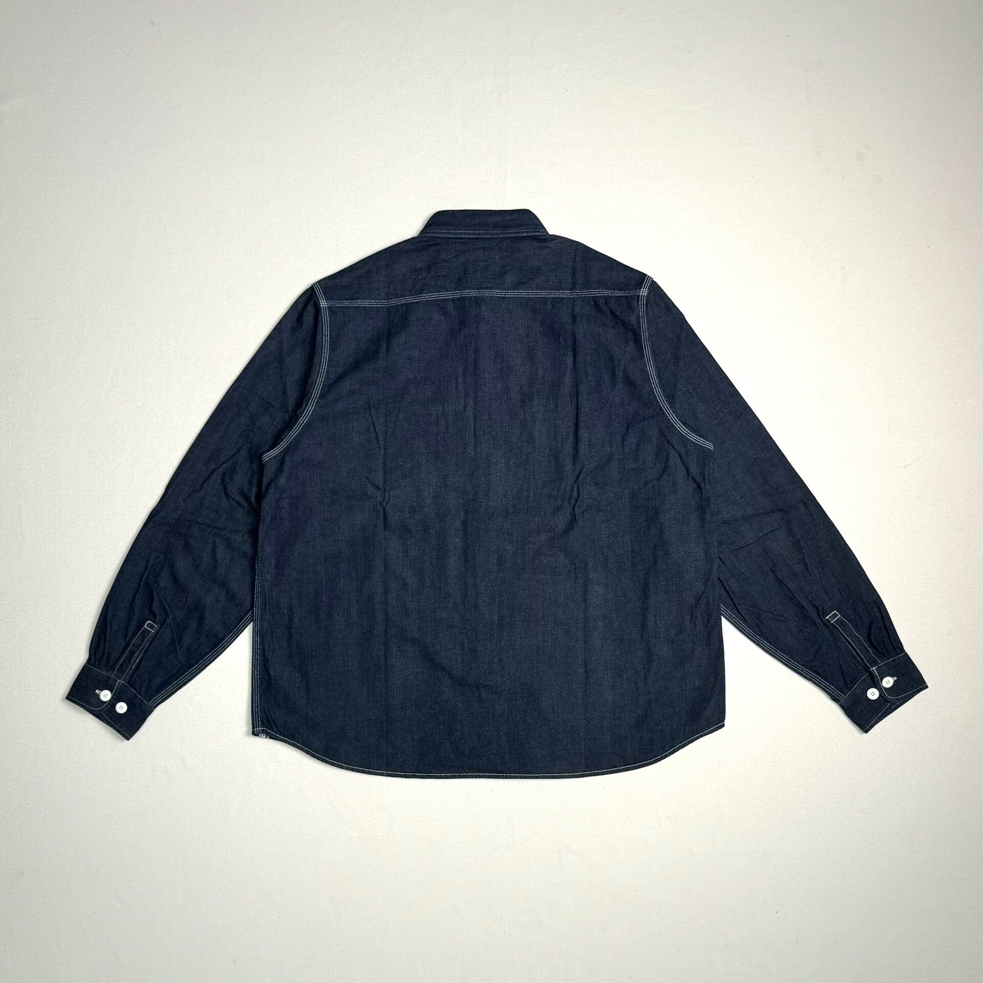 VISVIM 26ss Larrikin L/S Denim Shirt — front
