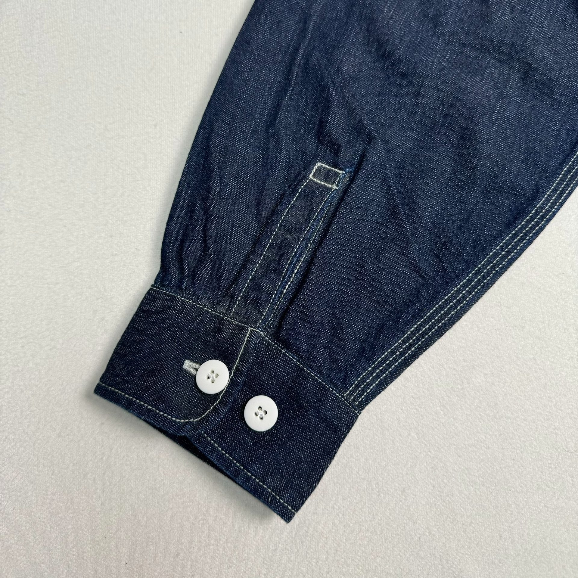 VISVIM 26ss Larrikin L/S Denim Shirt — label