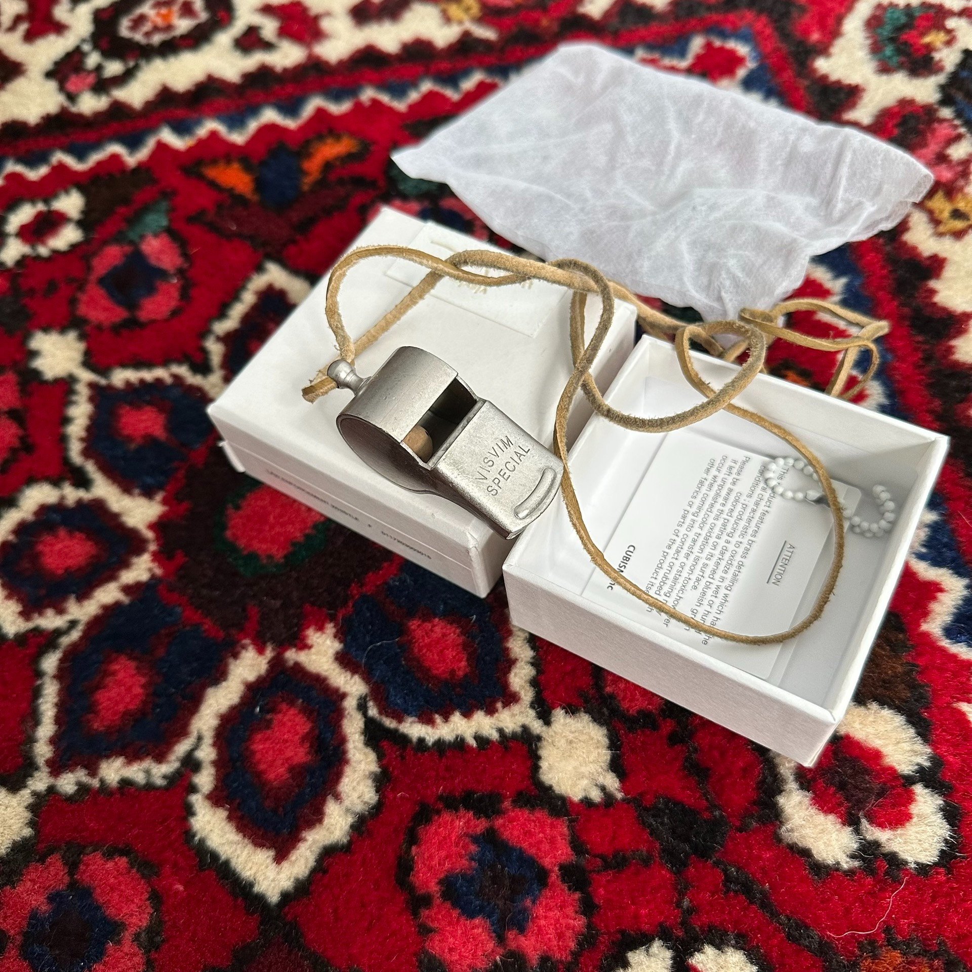 visvim 17AW Law Enforcement Whistle — label