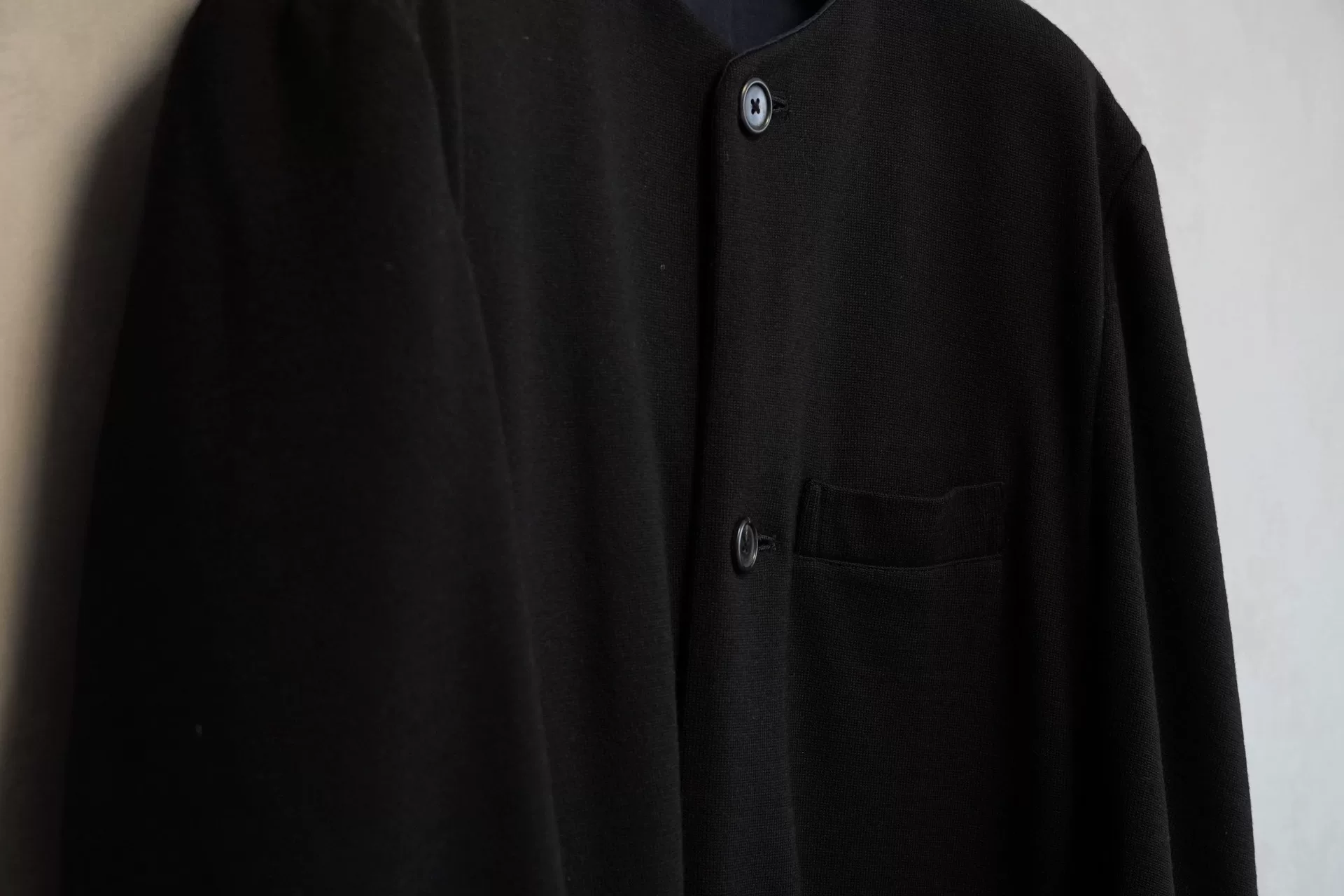 Yohji Yamamoto 80SS Double Knit Jacket — back