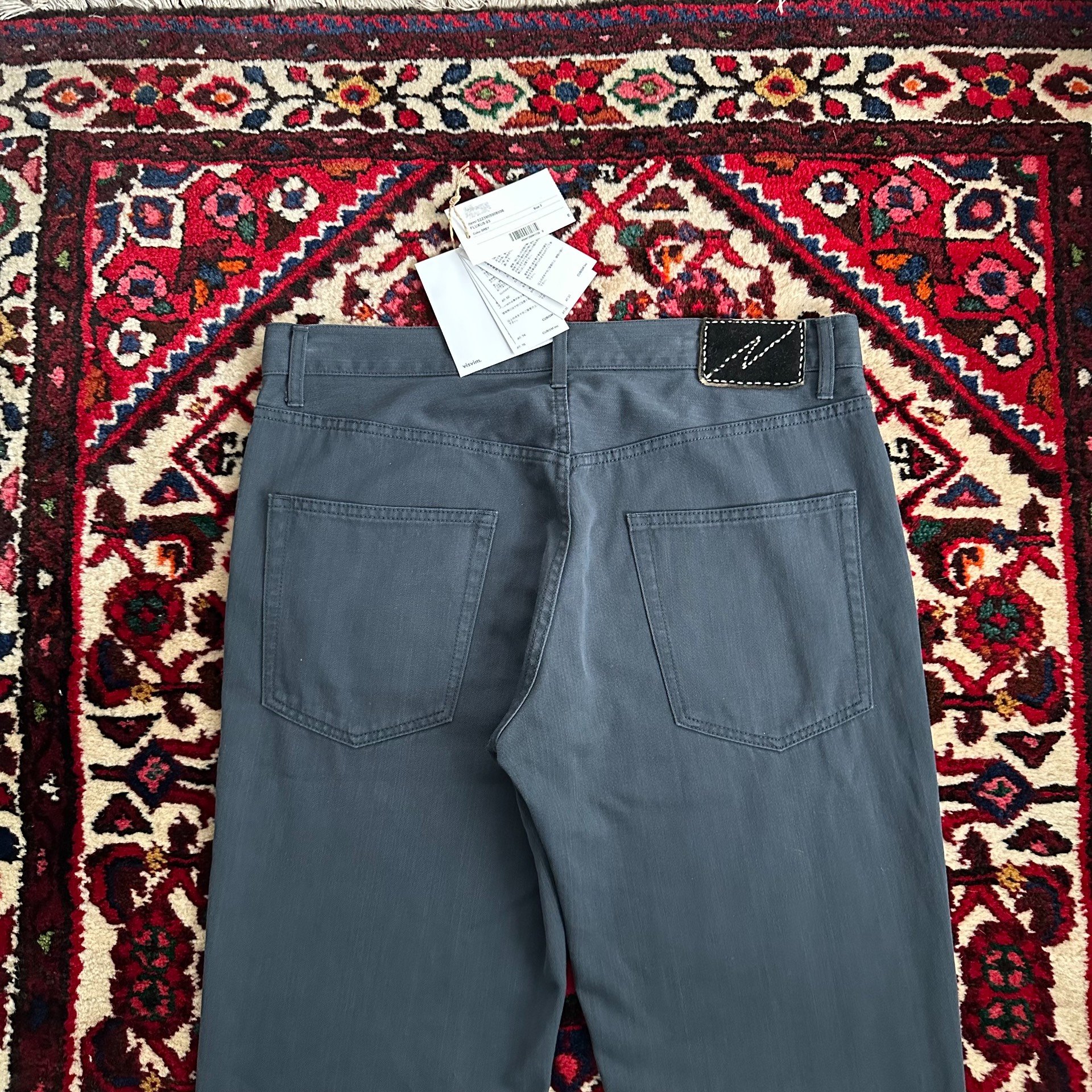 visvim 23aw ICT Fluxus 01 Slim Pants — label