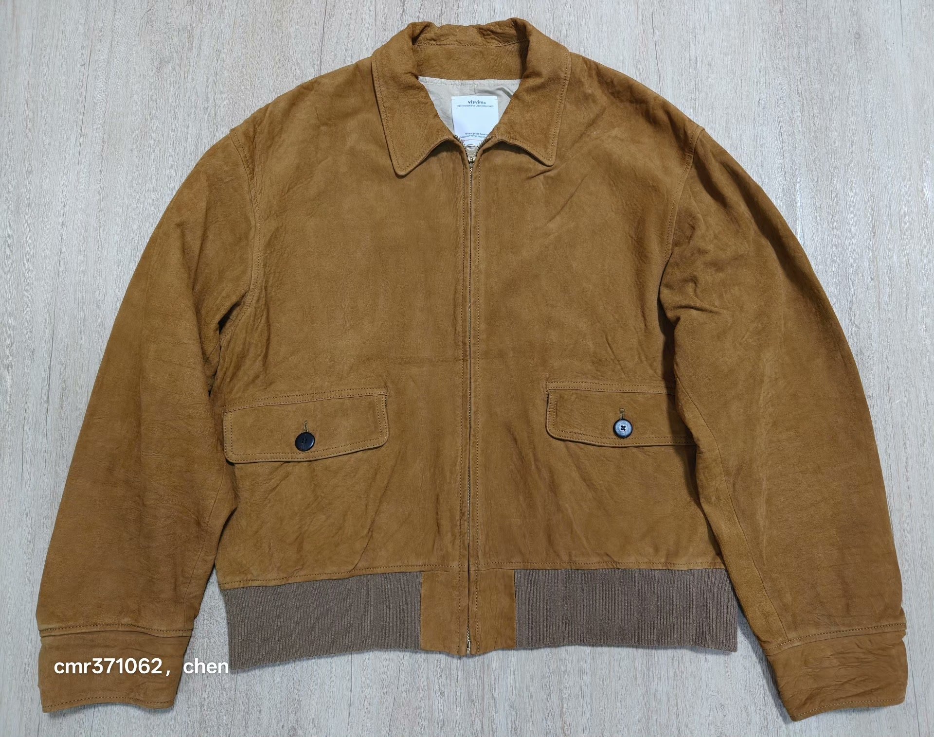 VISVIM 25AW MAHON SUEDE JKT — front