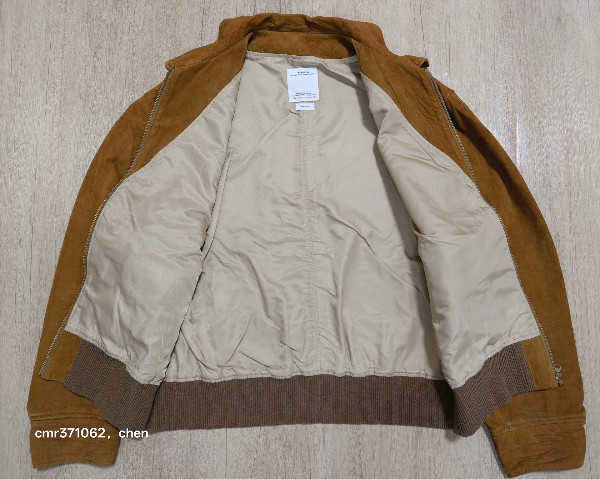VISVIM 25AW MAHON SUEDE JKT — back