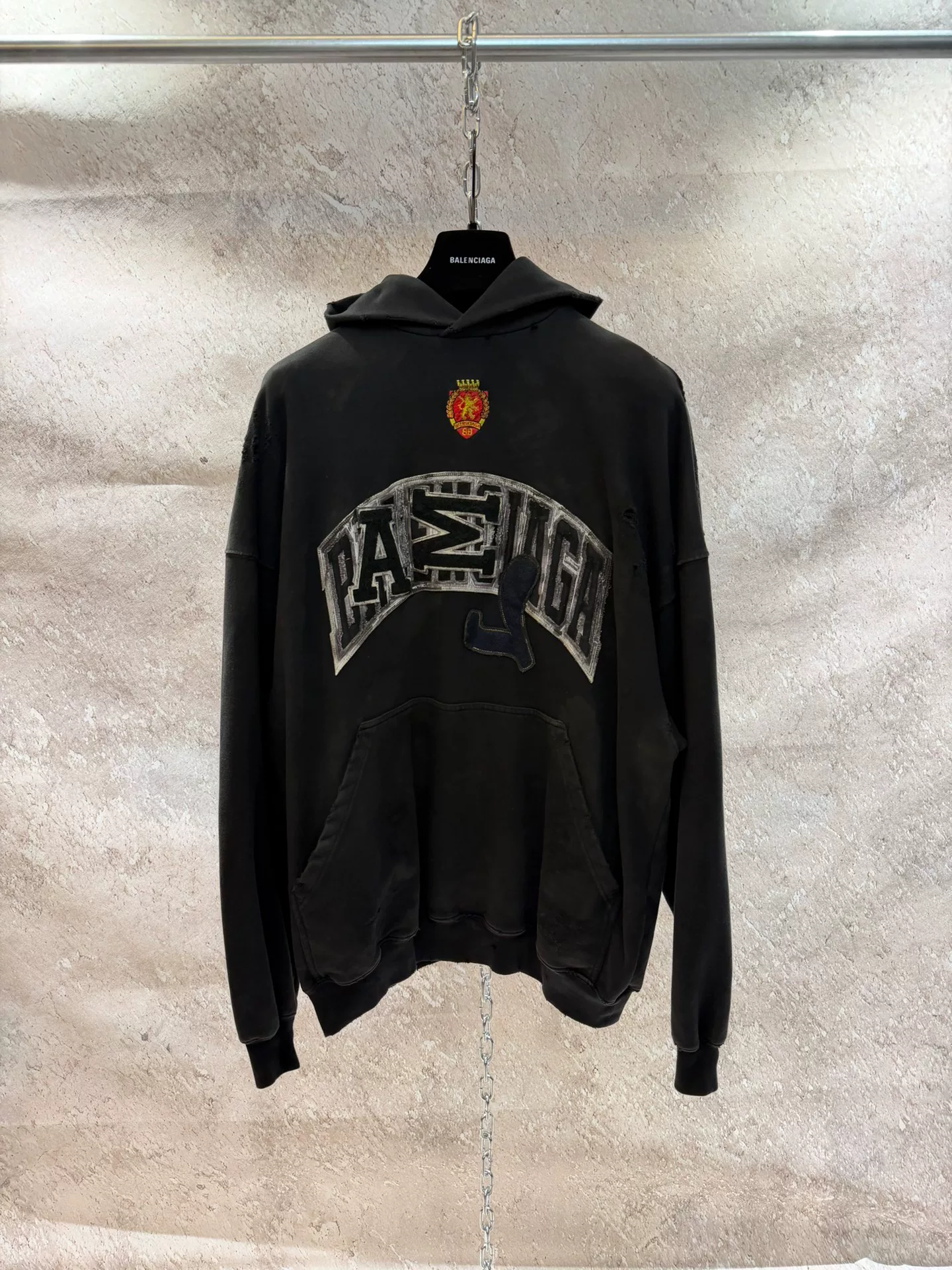 Balenciaga Manchester United Black Hoodie