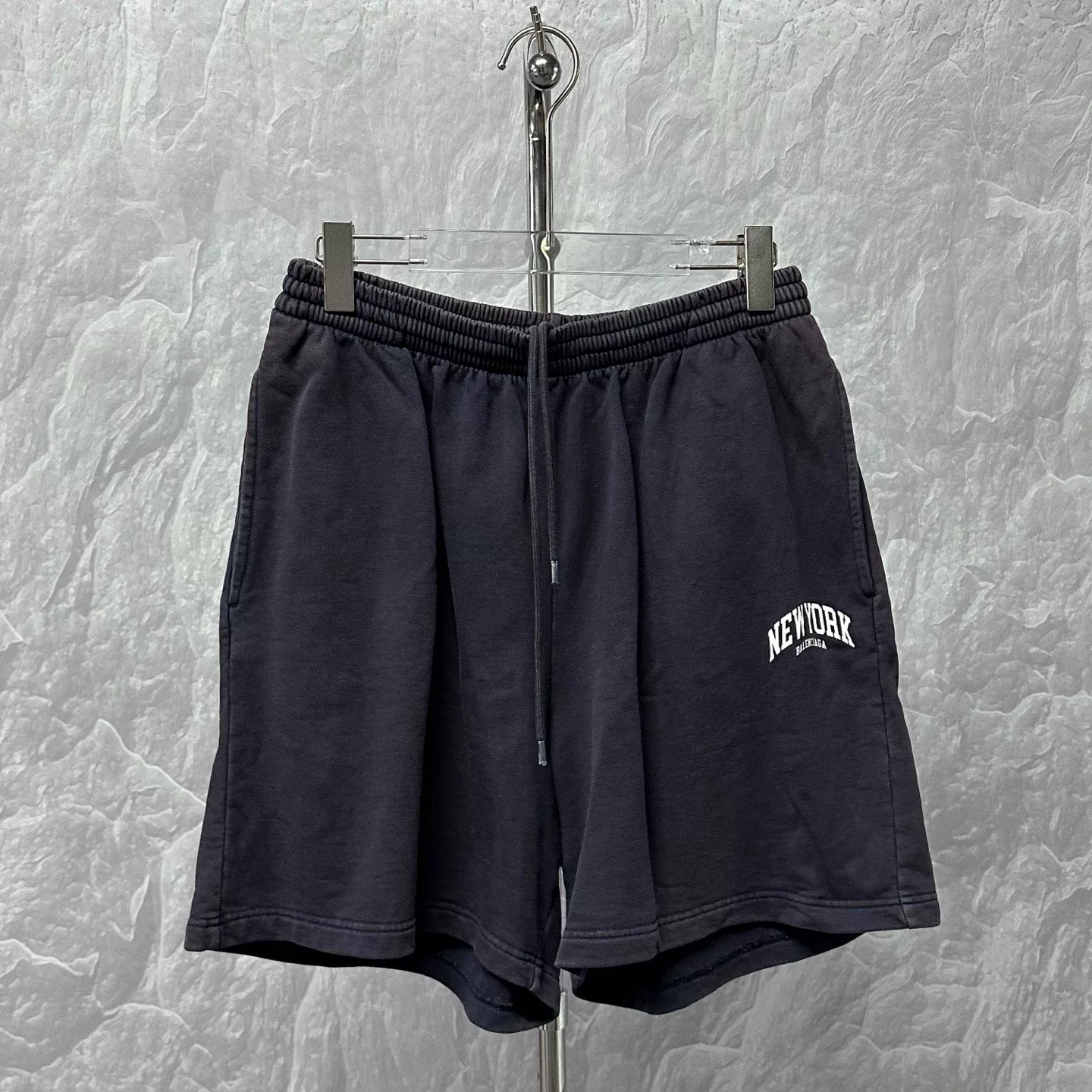 Balenciaga Letter Print Shorts S