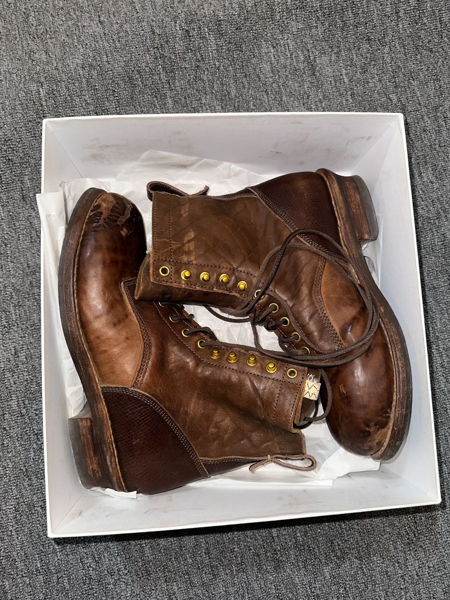 visvim poundmaker leather work boots