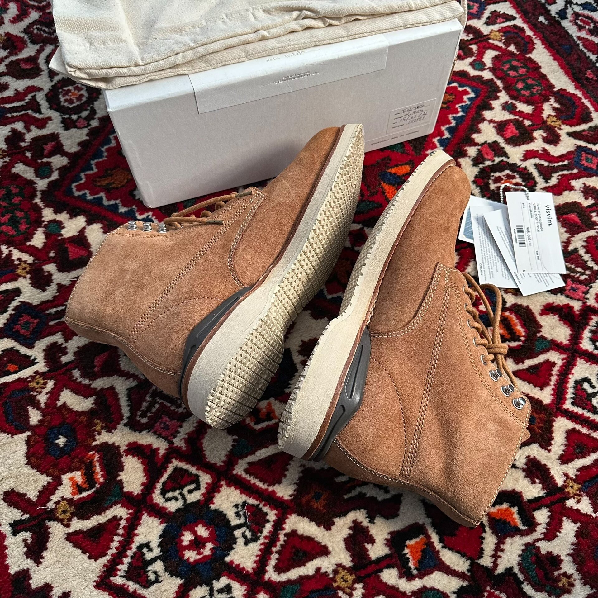 visvim 20ss Virgil Folk Boots — back