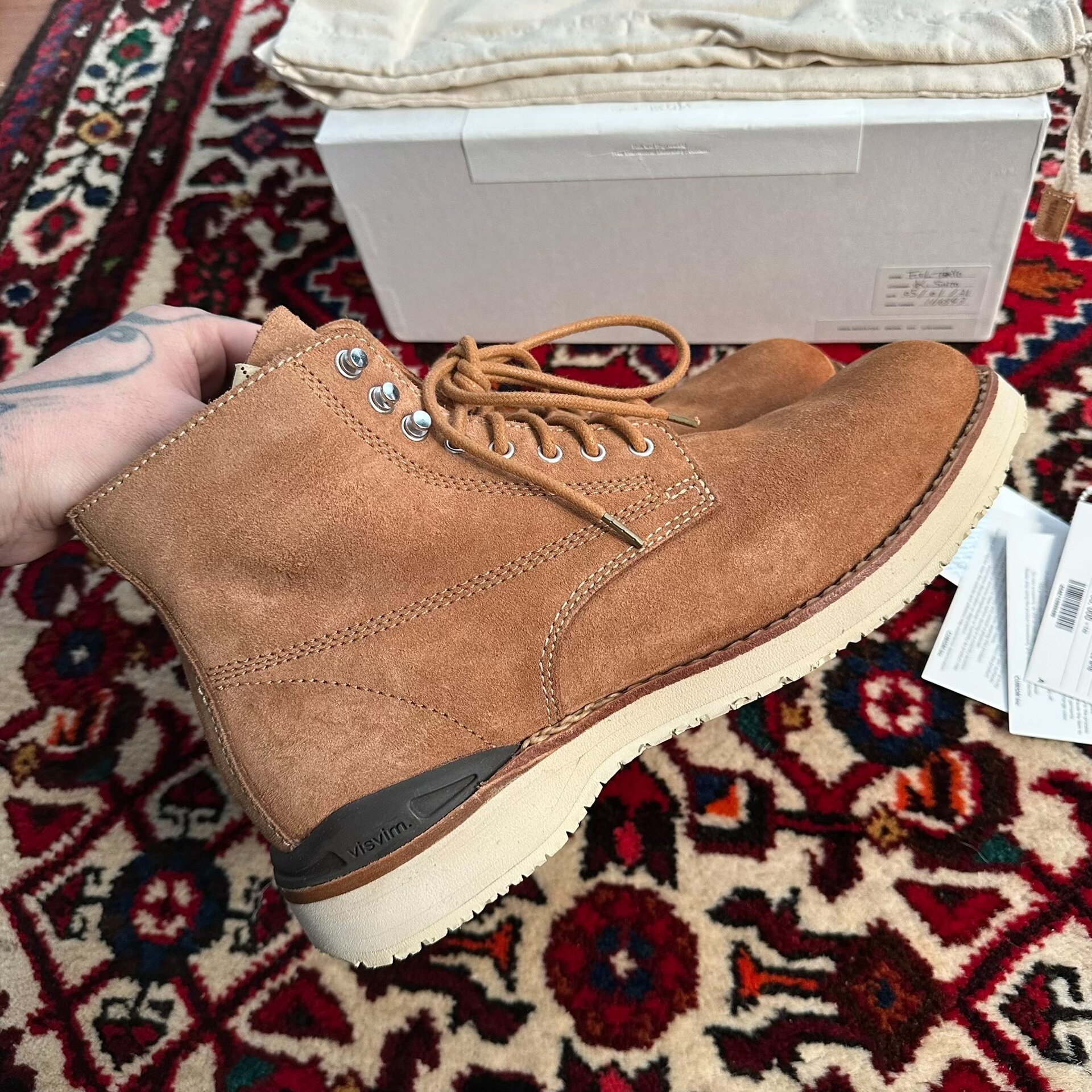 visvim 20ss Virgil Folk Boots — detail