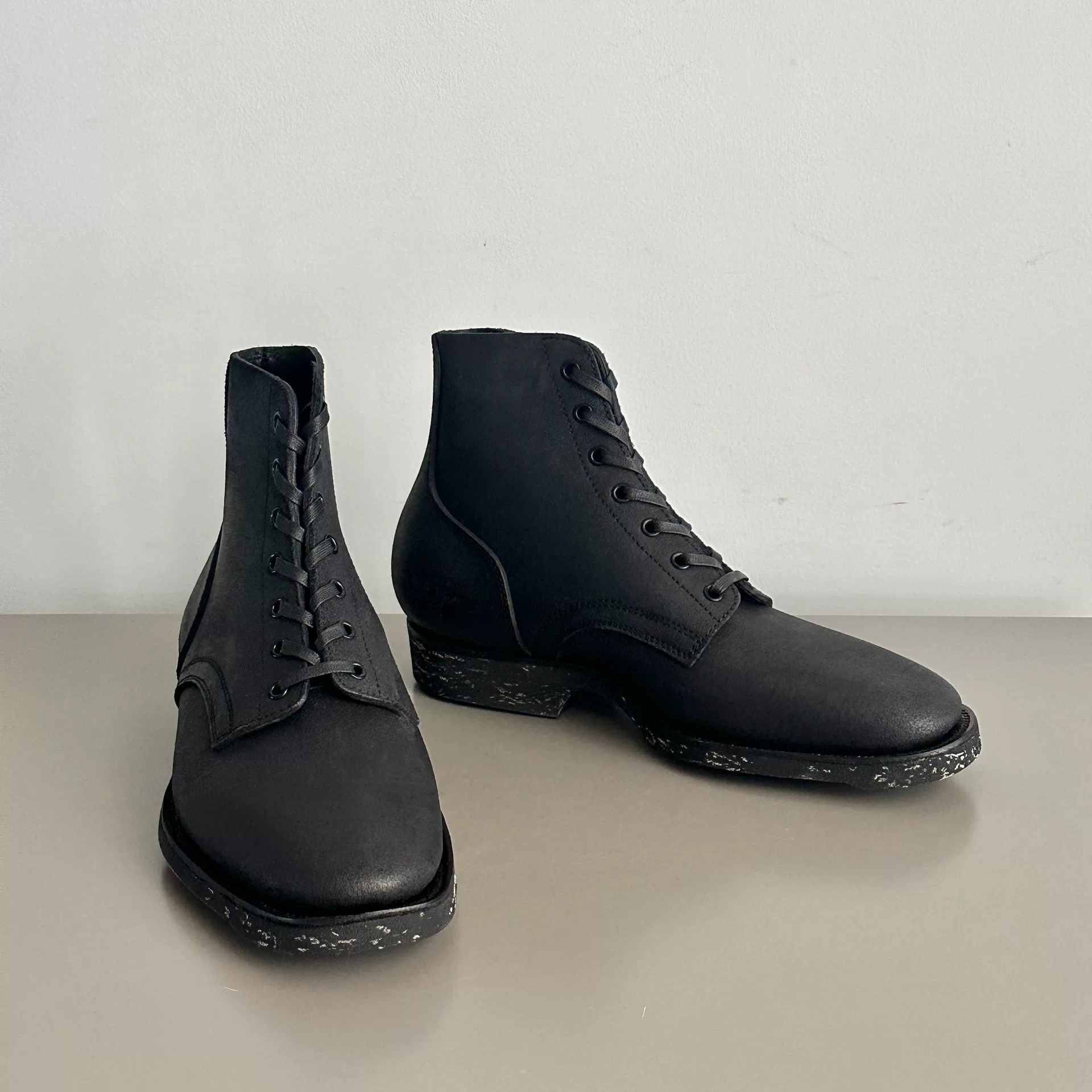 Clinch Yeager Gustave Black Boots — detail