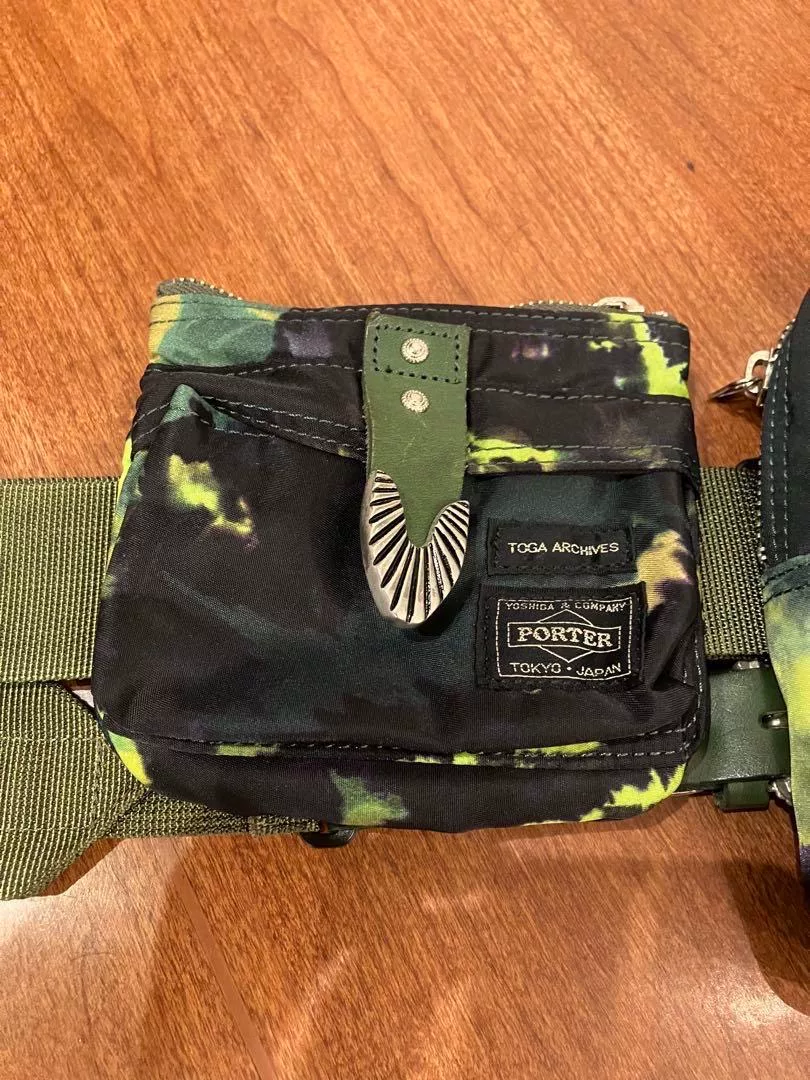 Porter Toga Camo Tie-Dye Waist Bag — front