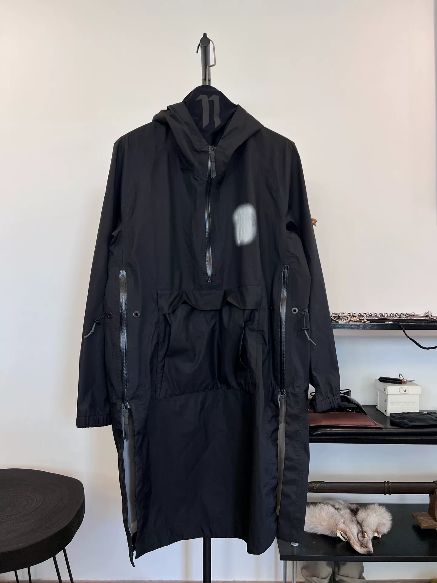Boris Bidjan Saberi 11by BBS Mid-Length Jacket — front