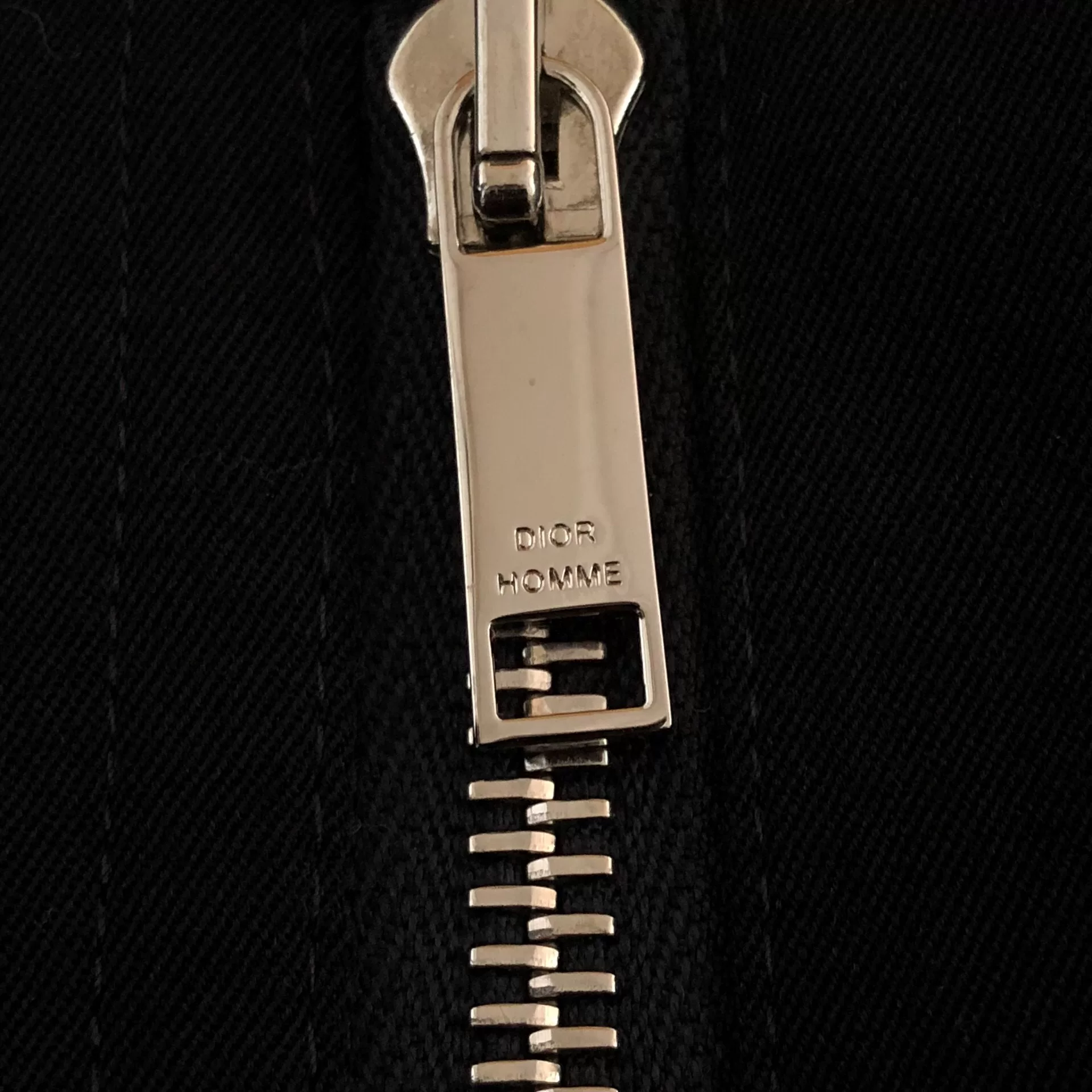 Dior Homme 6 Zip Wool Workwear Pants — front
