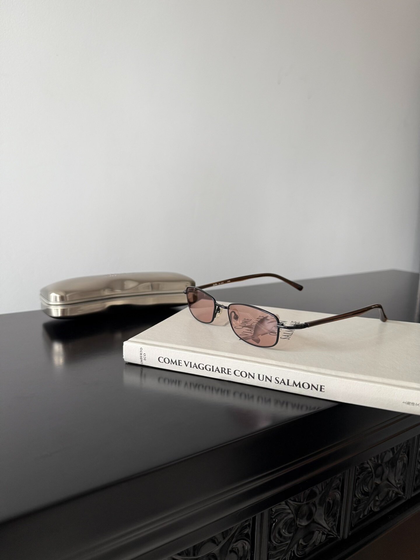 Jean Paul Gaultier Brown Sunglasses — label