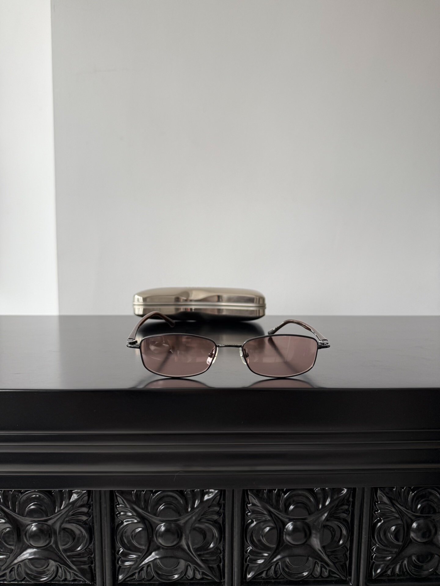 Jean Paul Gaultier Brown Sunglasses — back