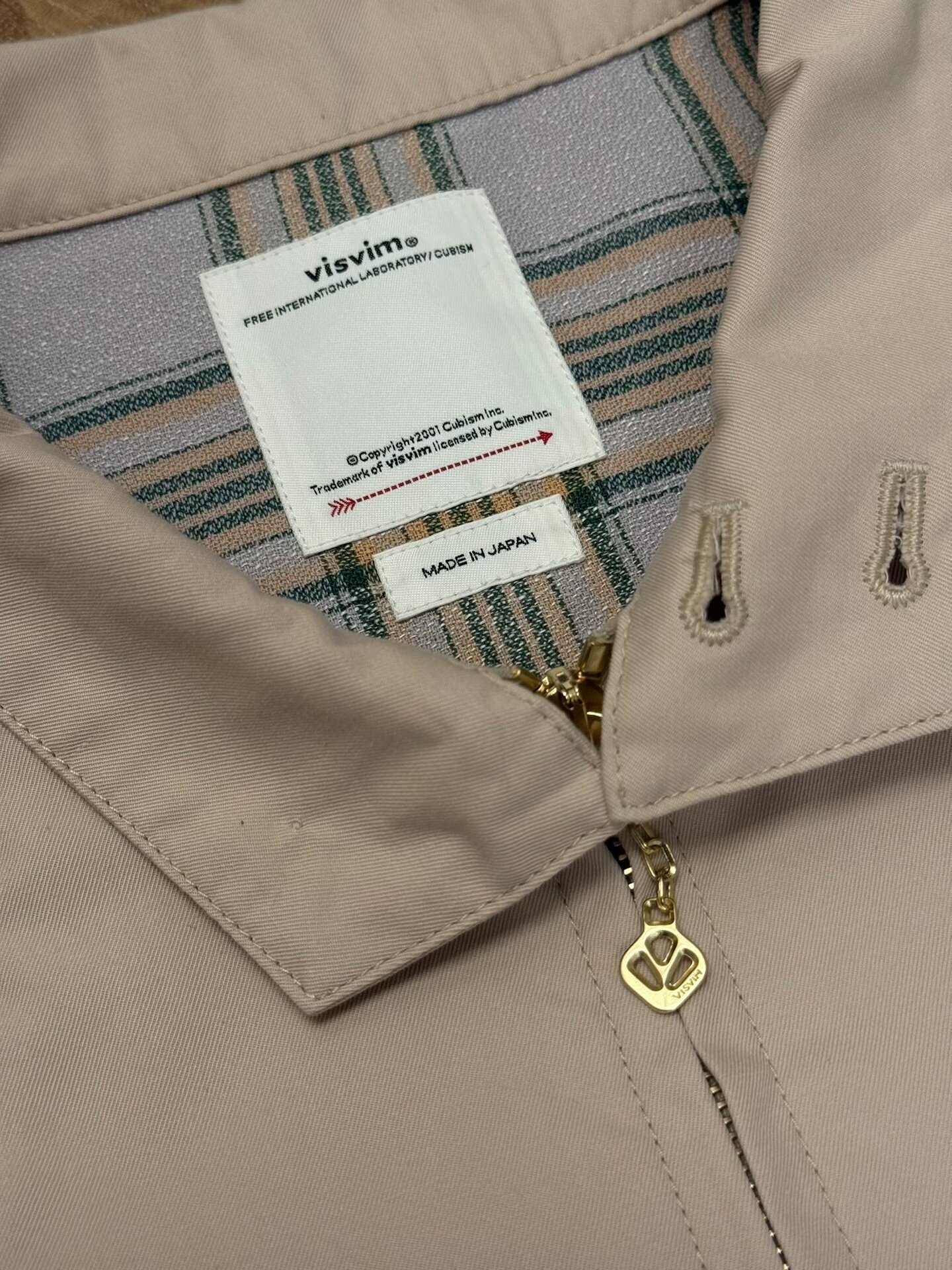visvim KETCHIKAN Stand-Collar Harrington Jacket — back