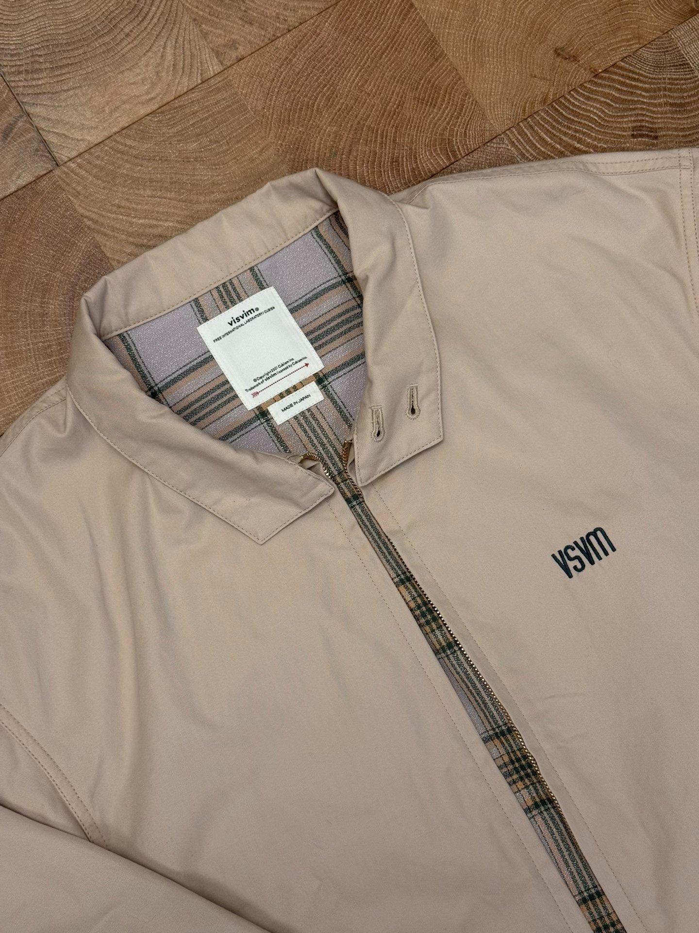 visvim KETCHIKAN Stand-Collar Harrington Jacket — front
