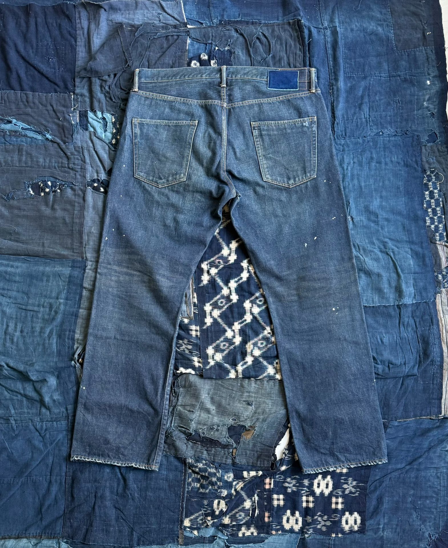 VISVIM 18SS SPOT SOCIAL SCULPTURE DENIM — front