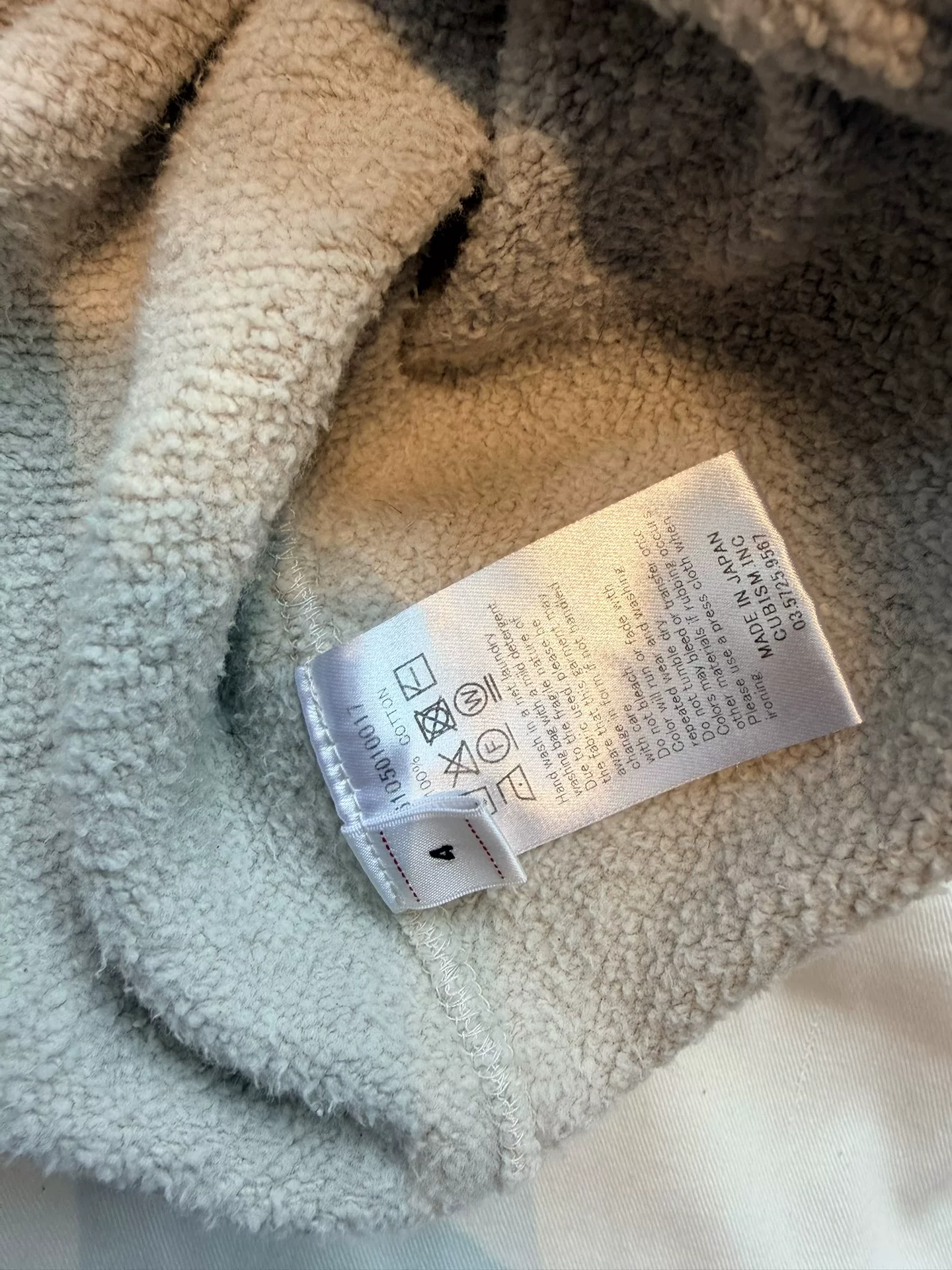Visvim 26SS Jumbo Distressed Sweatshirt — detail