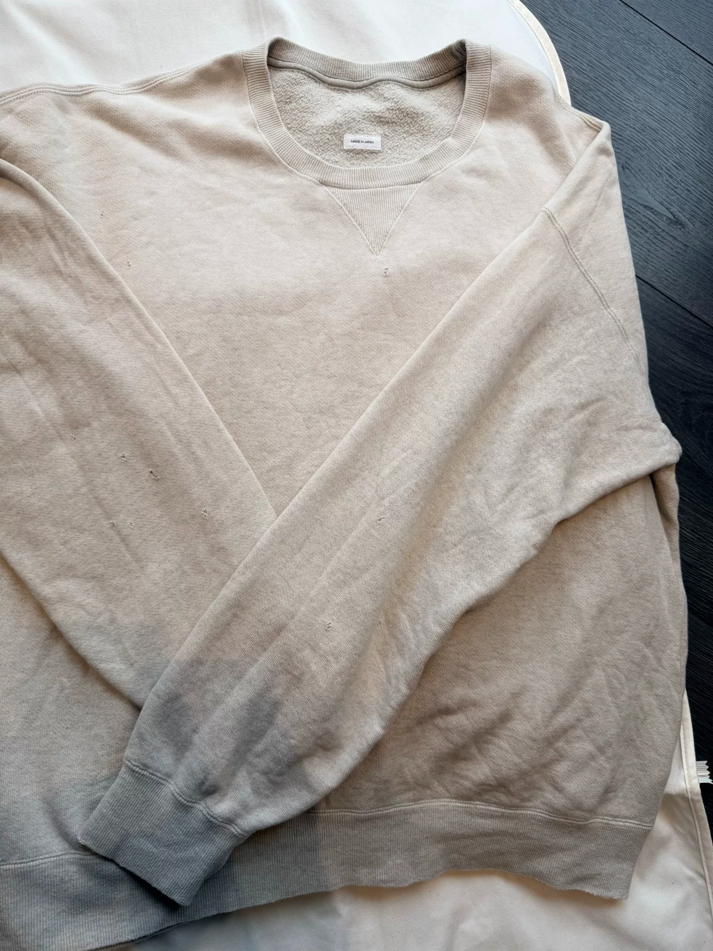 Visvim 26SS Jumbo Distressed Sweatshirt