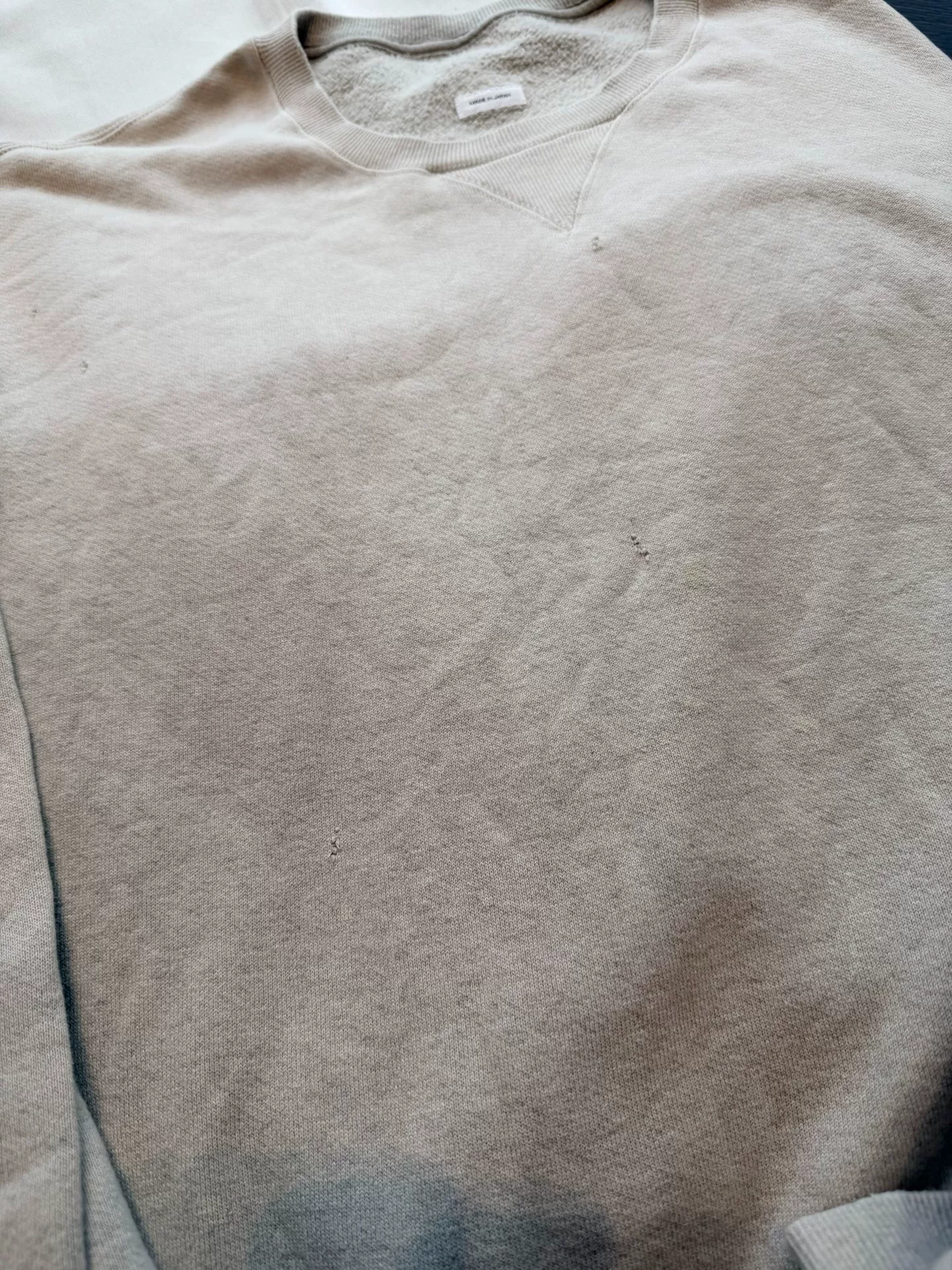 Visvim 26SS Jumbo Distressed Sweatshirt — front
