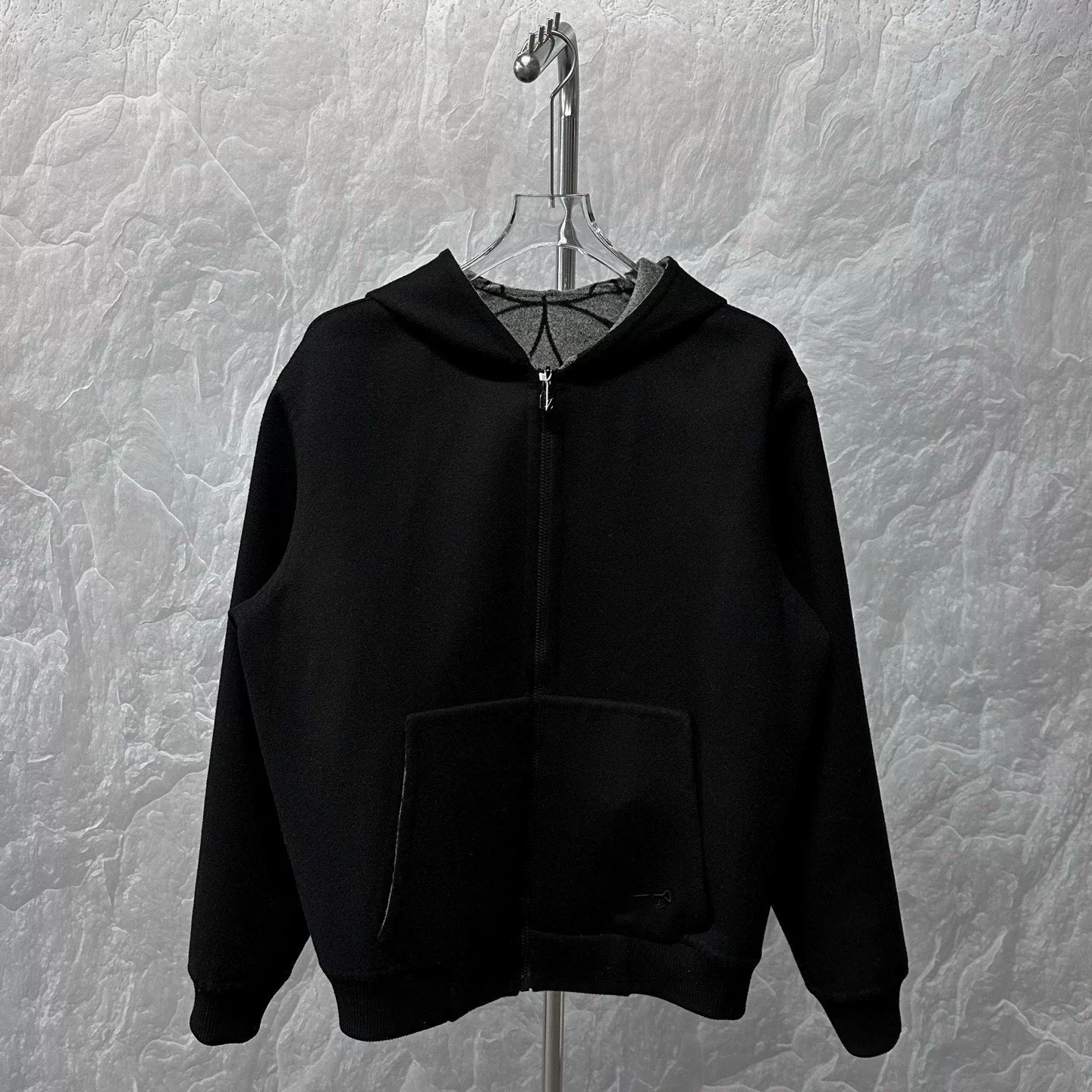 Louis Vuitton SS24 Reversible Monogram Hooded Jacket — detail