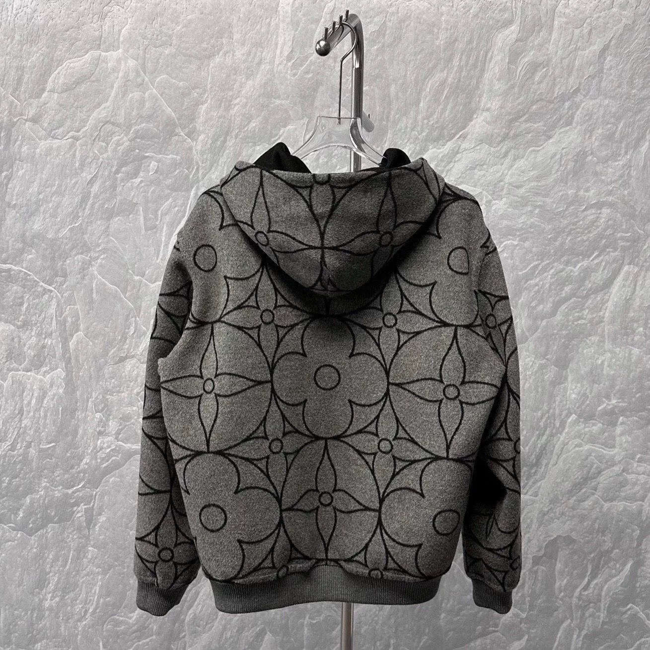 Louis Vuitton SS24 Reversible Monogram Hooded Jacket — front