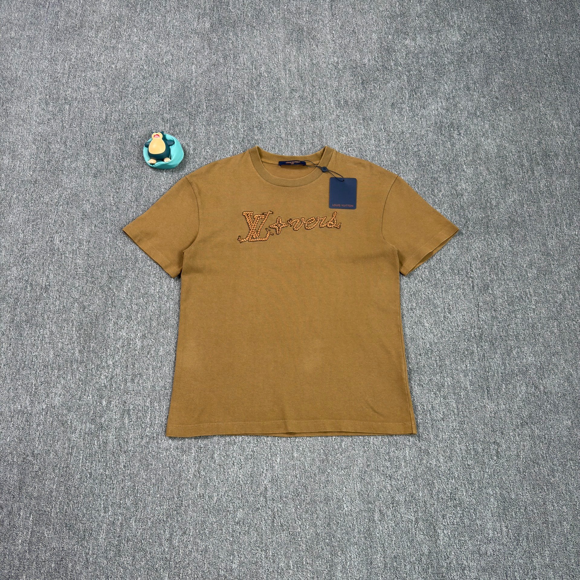 Louis Vuitton Brown Logo Short-Sleeve Tee