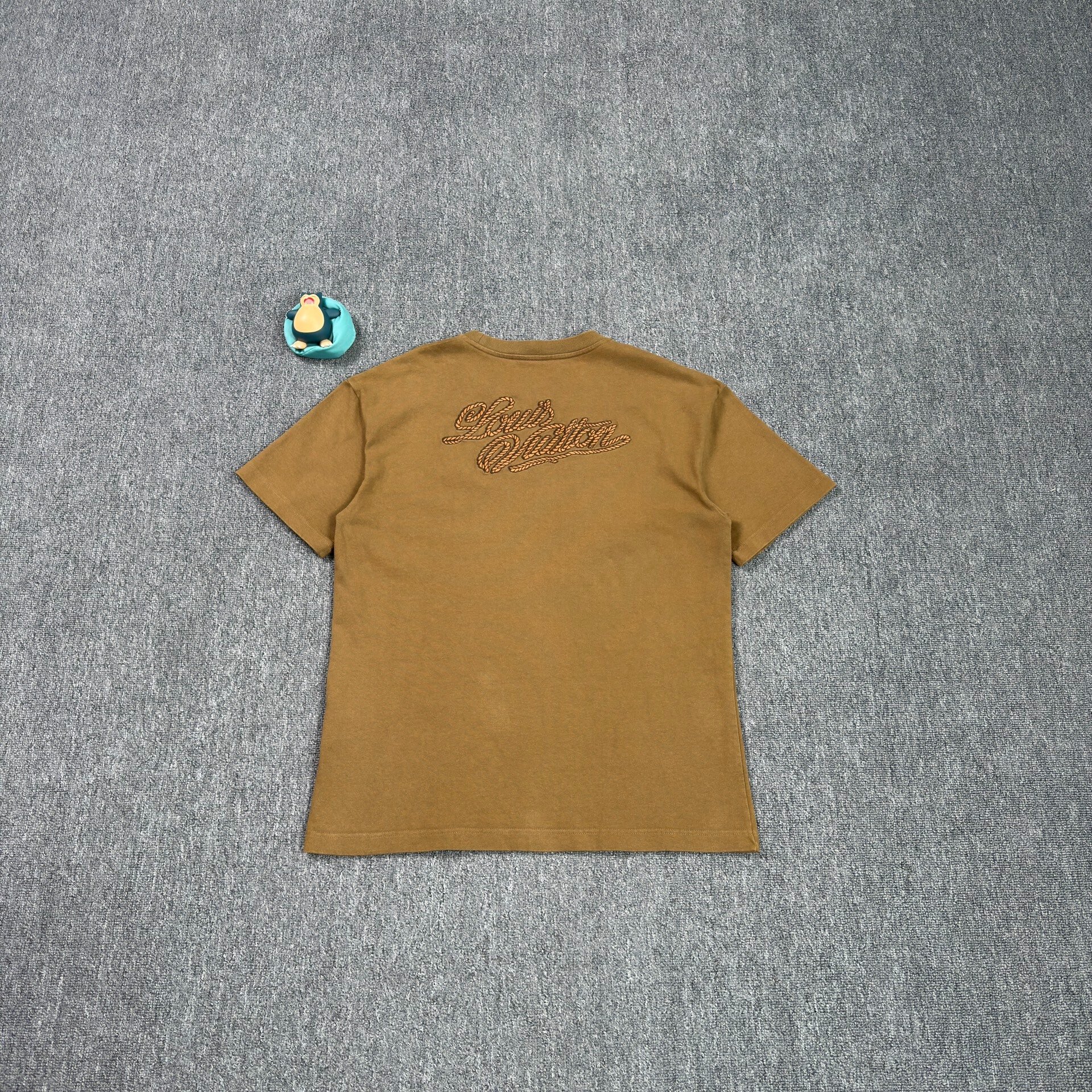 Louis Vuitton Brown Logo Short-Sleeve Tee — front