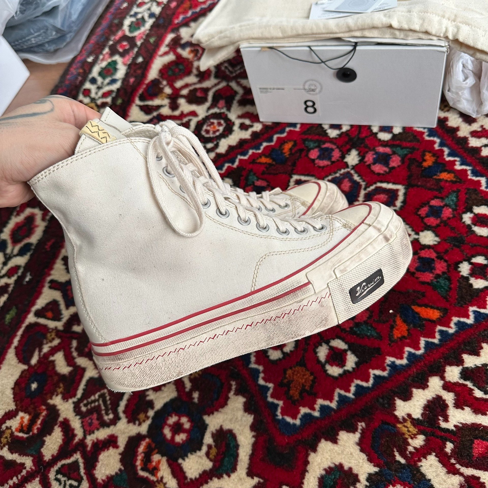 visvim 20AW Skagway HI Canvas Shoes — detail