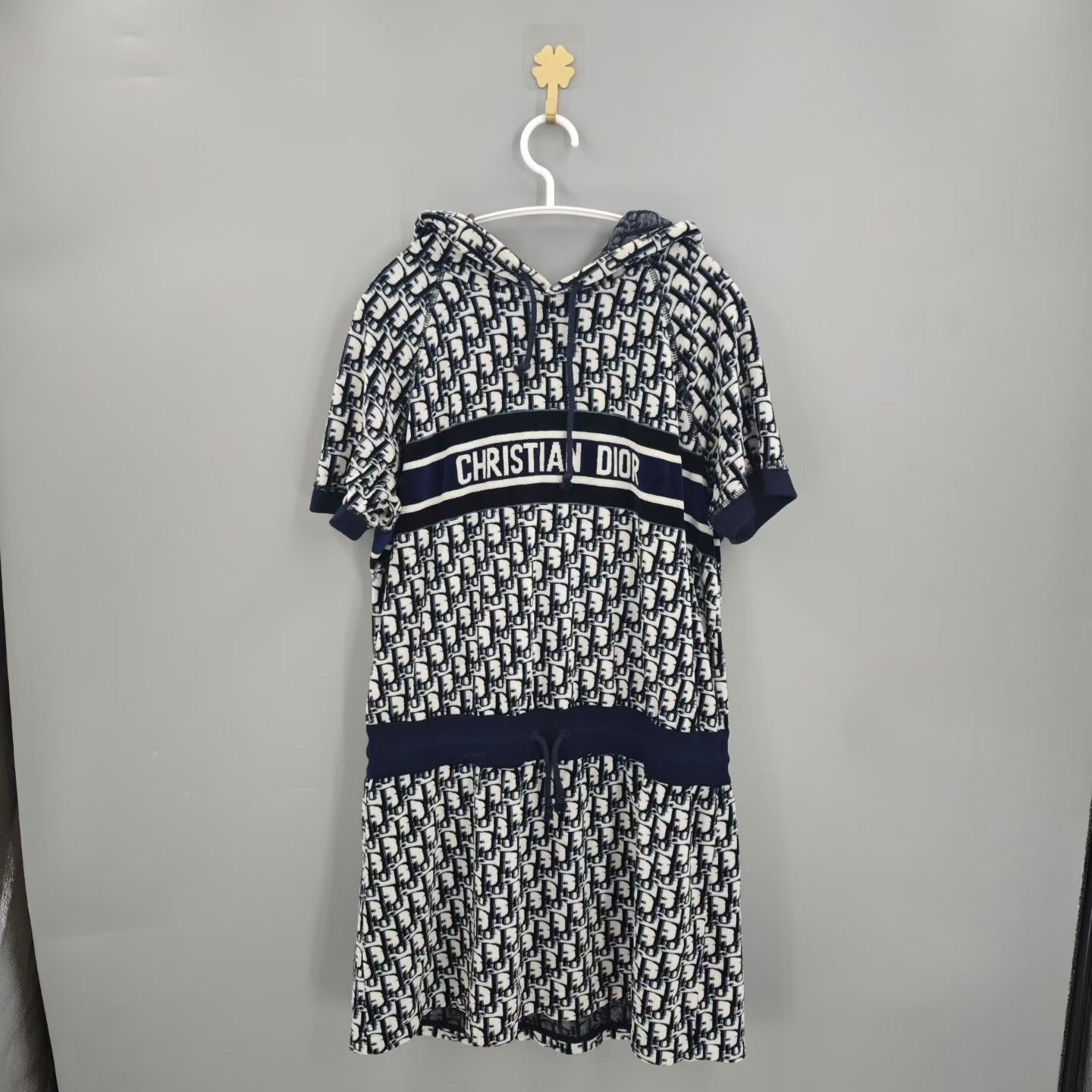 Dior Full Logo Print Dress