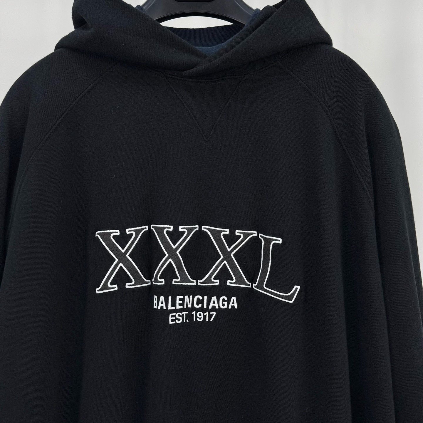 Balenciaga 22ss Oversized Fake Two-piece Hoodie — front
