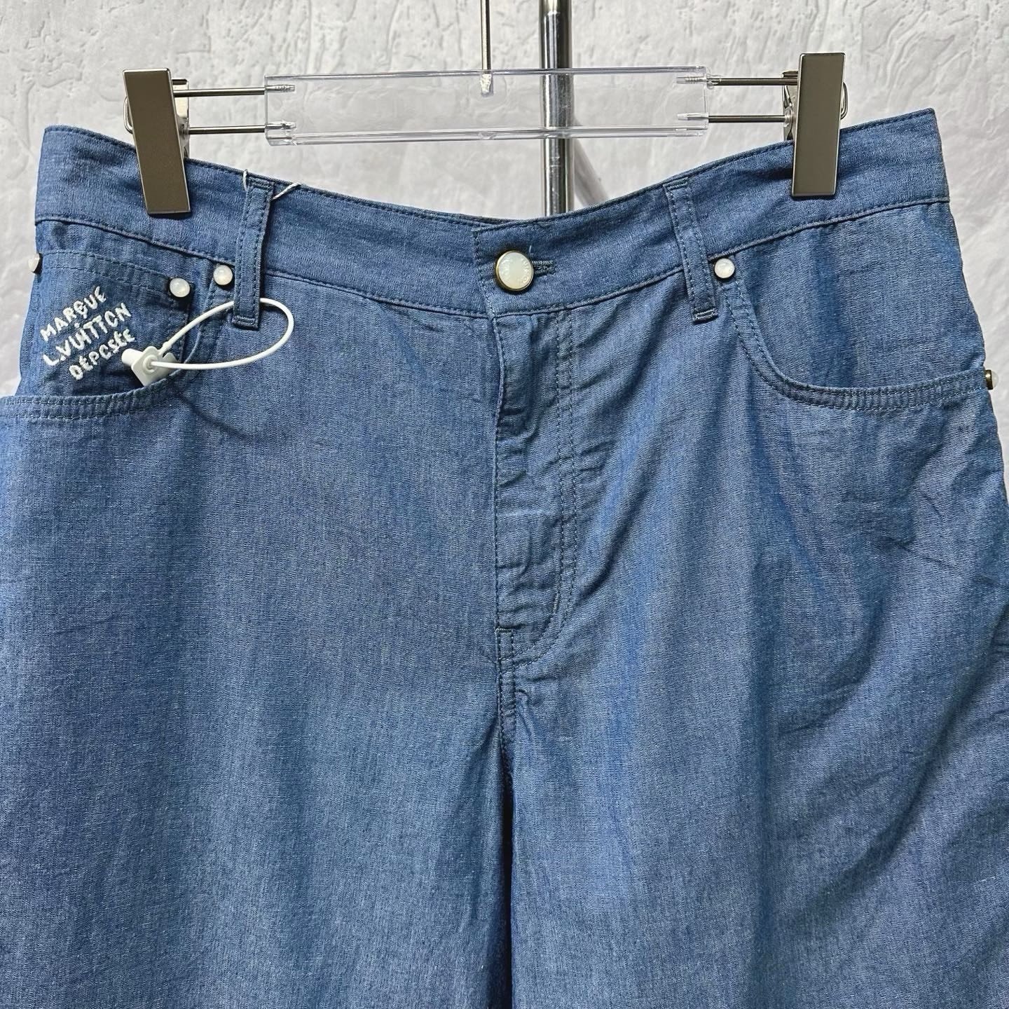 Louis Vuitton FW25 Embroidered Sailboat Shorts — front