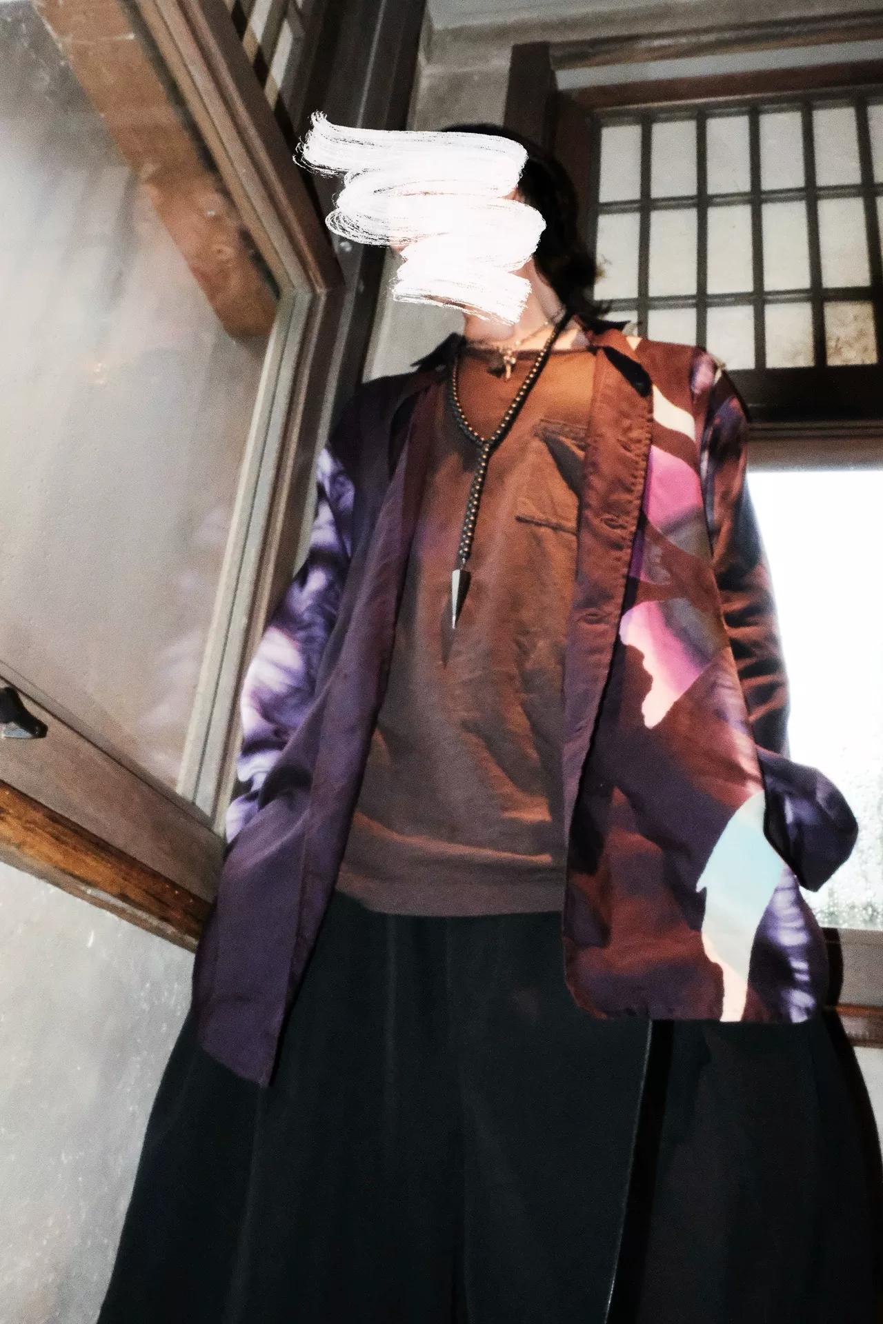 Yohji Yamamoto 95ss Tie-Dye Shirt — label