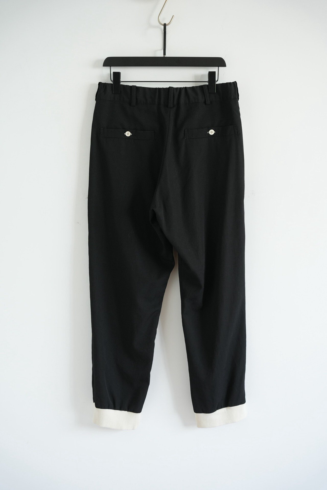 Yohji Yamamoto 09AW White Button Trousers — front