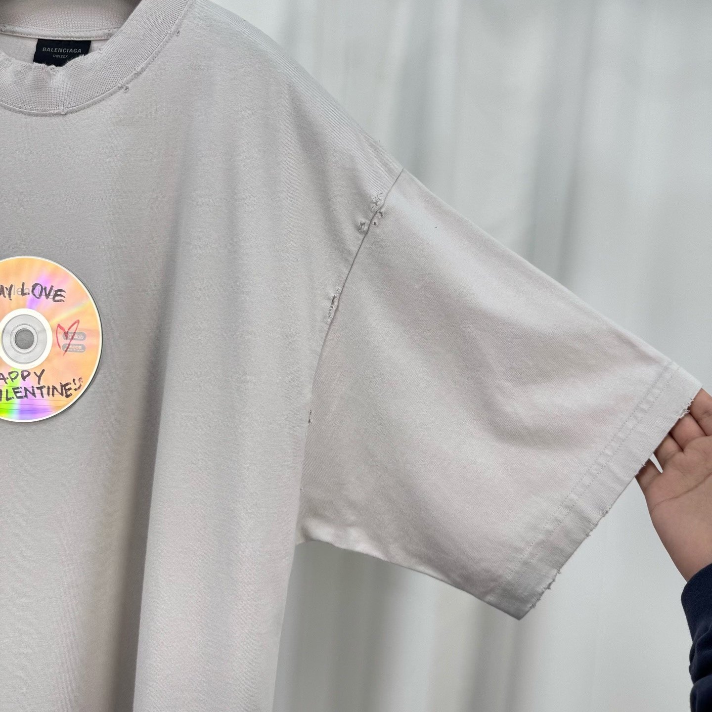 Balenciaga Valentine Limited CD Tee — back