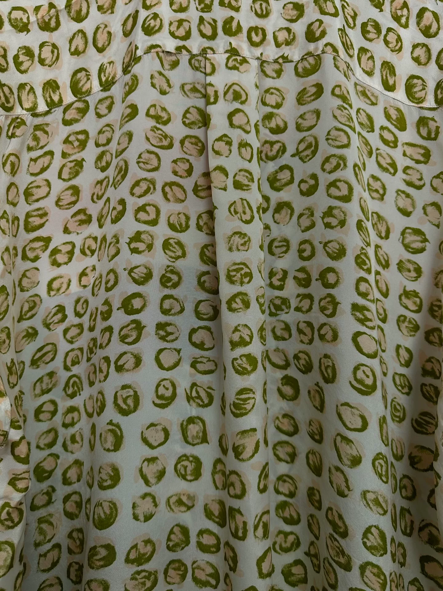Comme des Garçons 1991 SS Vintage Silk Scarf Shirt — back