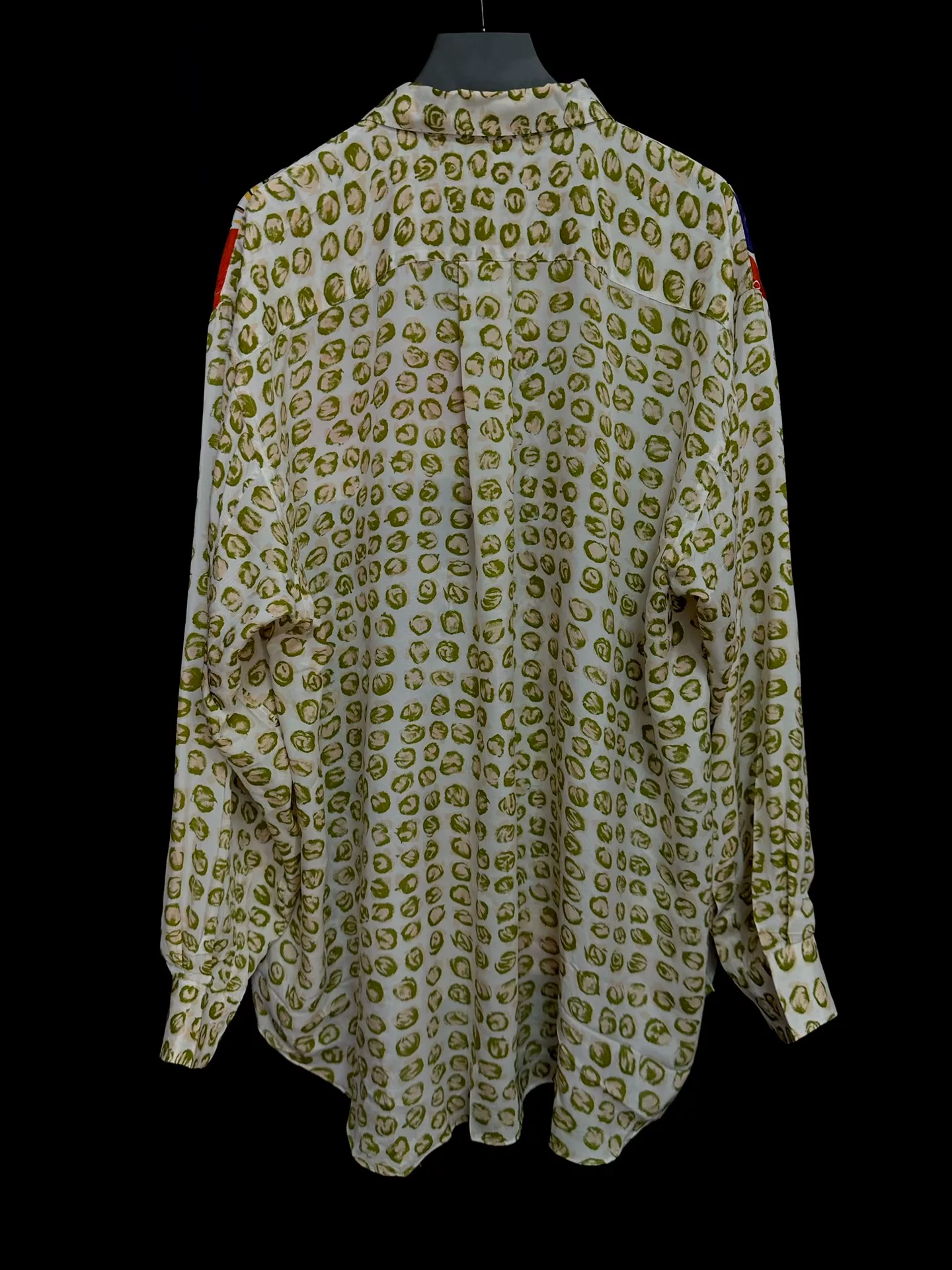 Comme des Garçons 1991 SS Vintage Silk Scarf Shirt — front