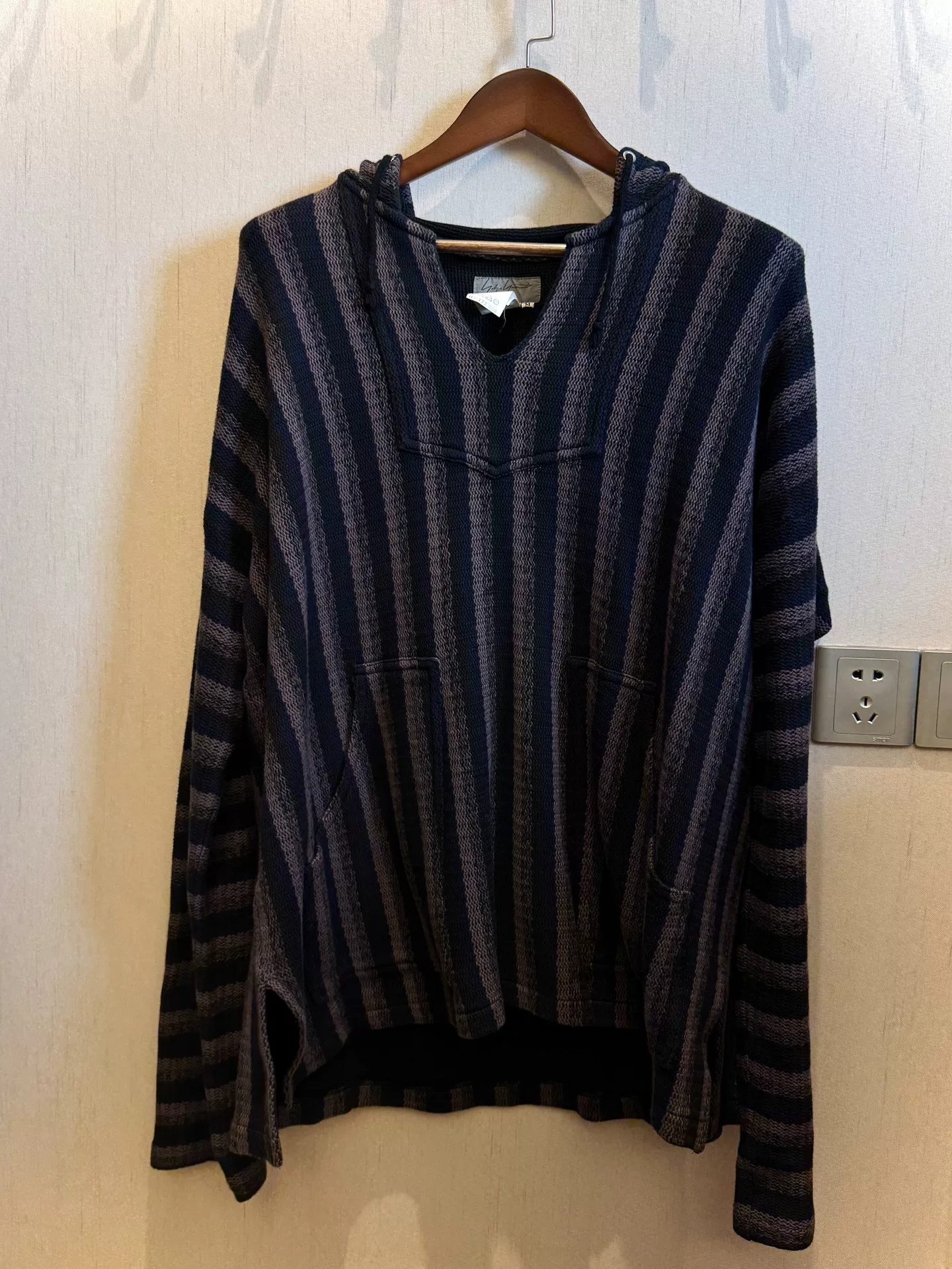 Yohji Yamamoto 98SS Baja Hoodie — front