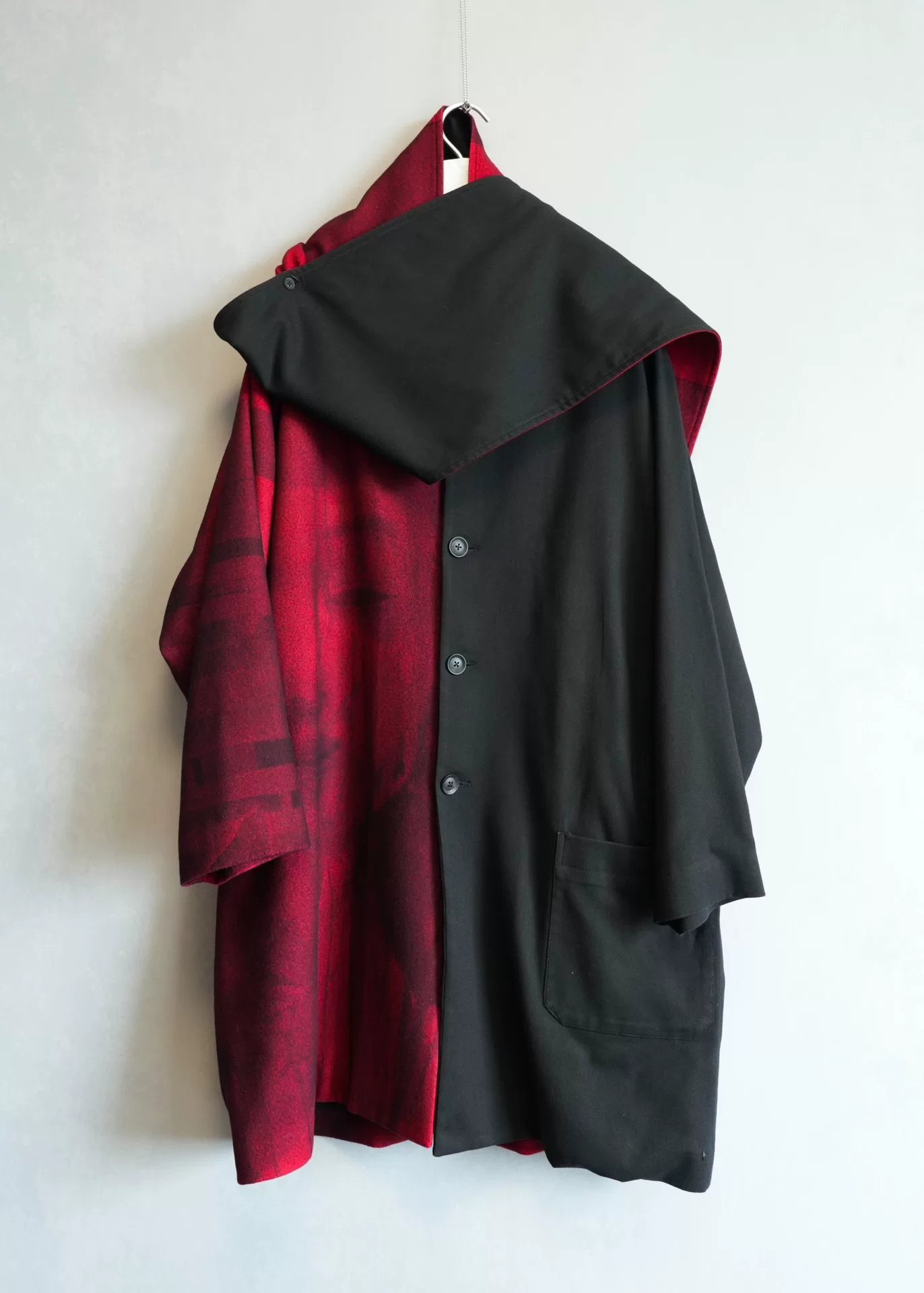 Yohji Yamamoto 18AW Red Black Coat