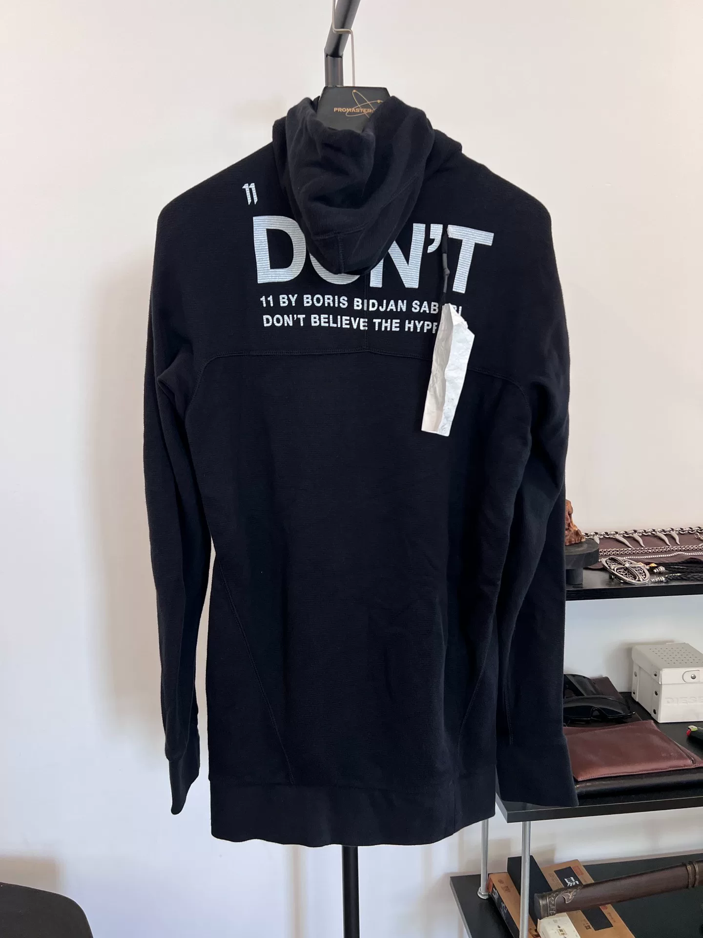 Boris Bidjan Saberi 11by BBS Slogan Hoodie